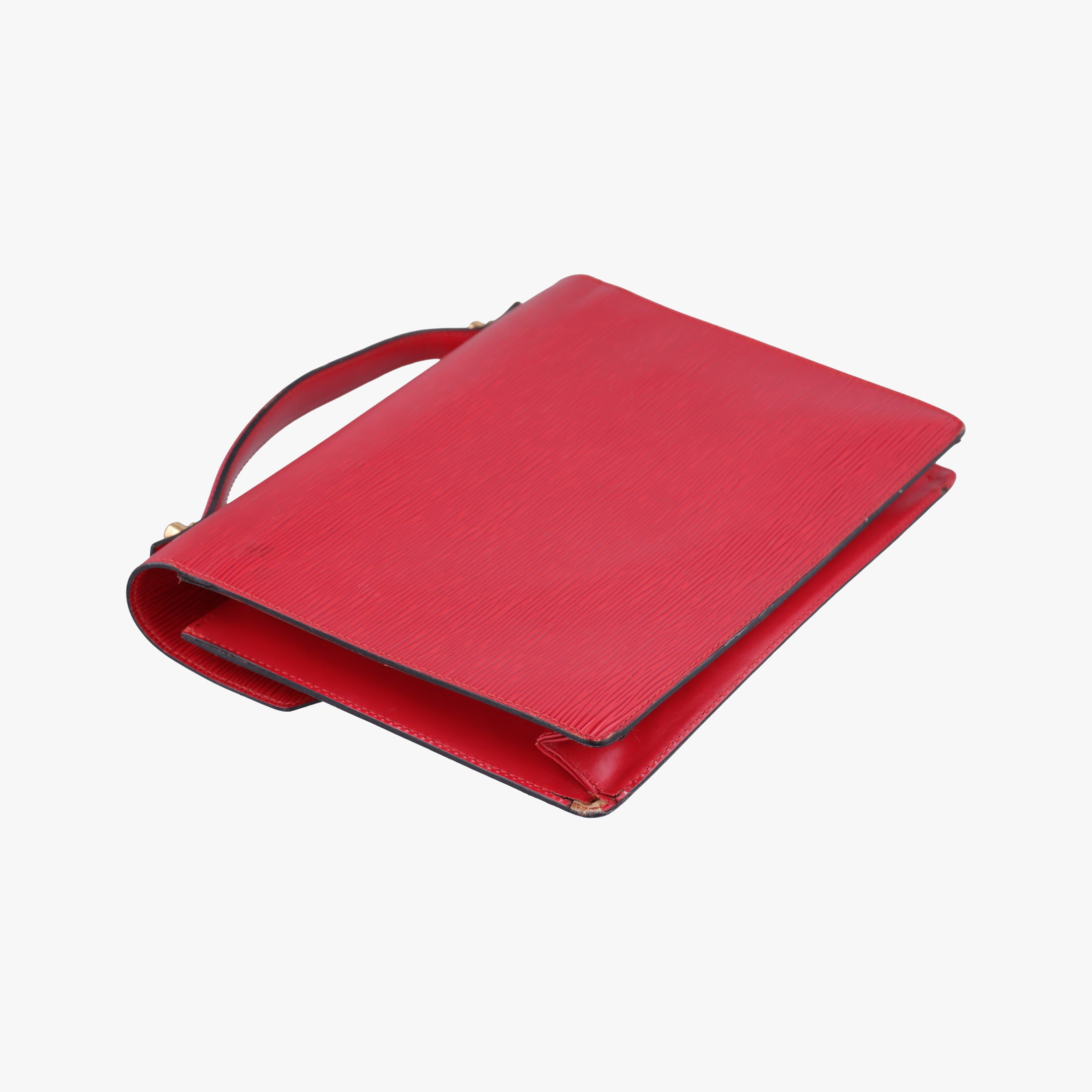 Secondhand Louis Vuitton MONCEAU Castilian Red Epi M52122 shoulderbag | stylenewstar