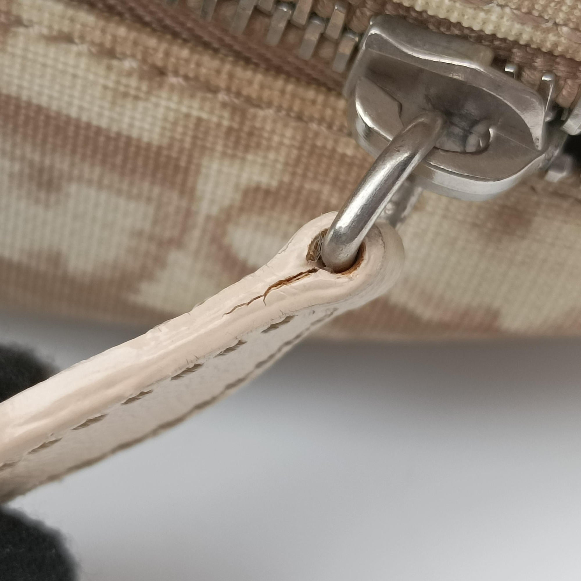 Pre-owned Christian Dior Trotter Boston Beige PVC Coated Canvas Floral Embroidery  handbag | stylenewstar
