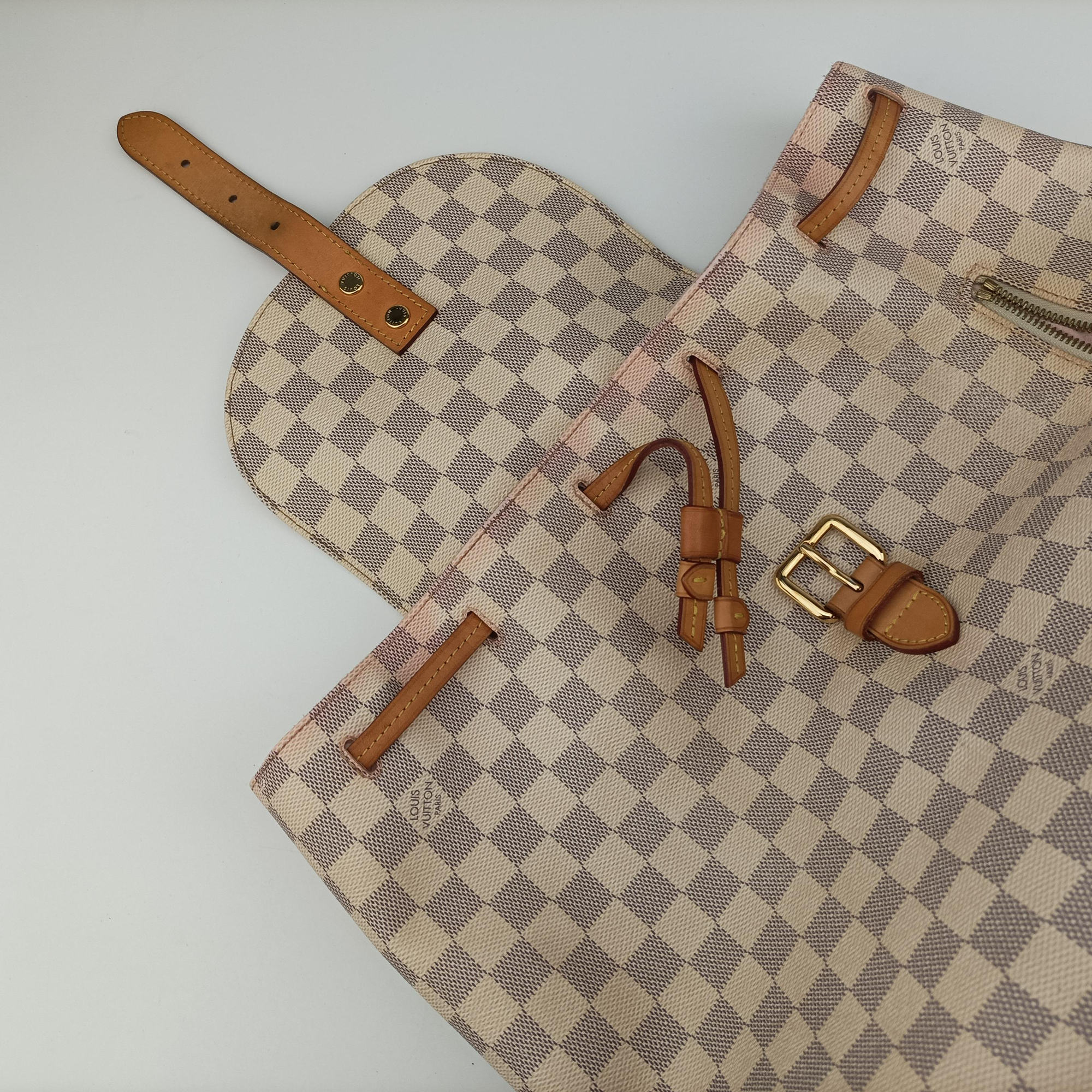 Pre-owned Louis Vuitton SPERONE　 AZUR Damier Canvas N41578 backpack/rucksack | stylenewstar