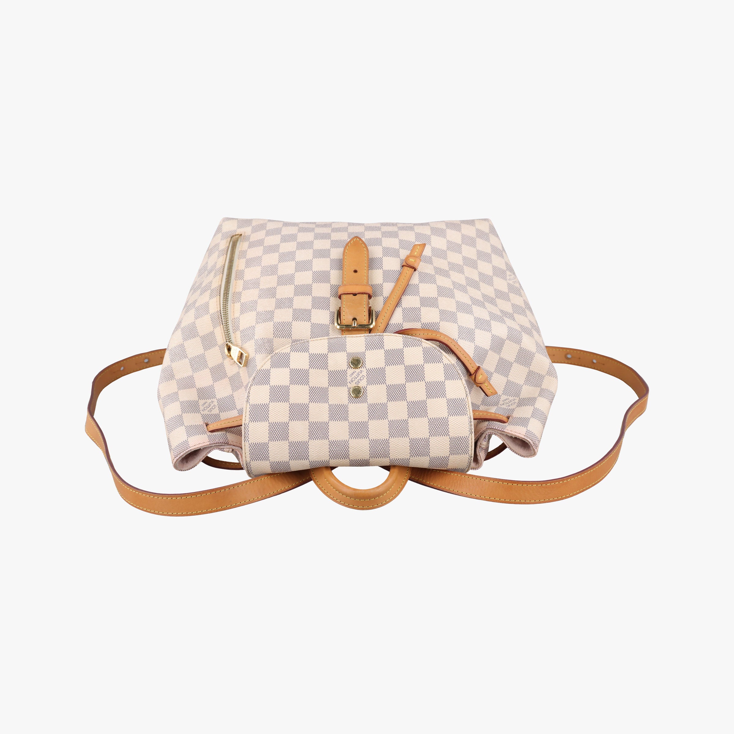 Pre-owned Louis Vuitton SPERONE　 AZUR Damier Canvas N41578 backpack/rucksack | stylenewstar