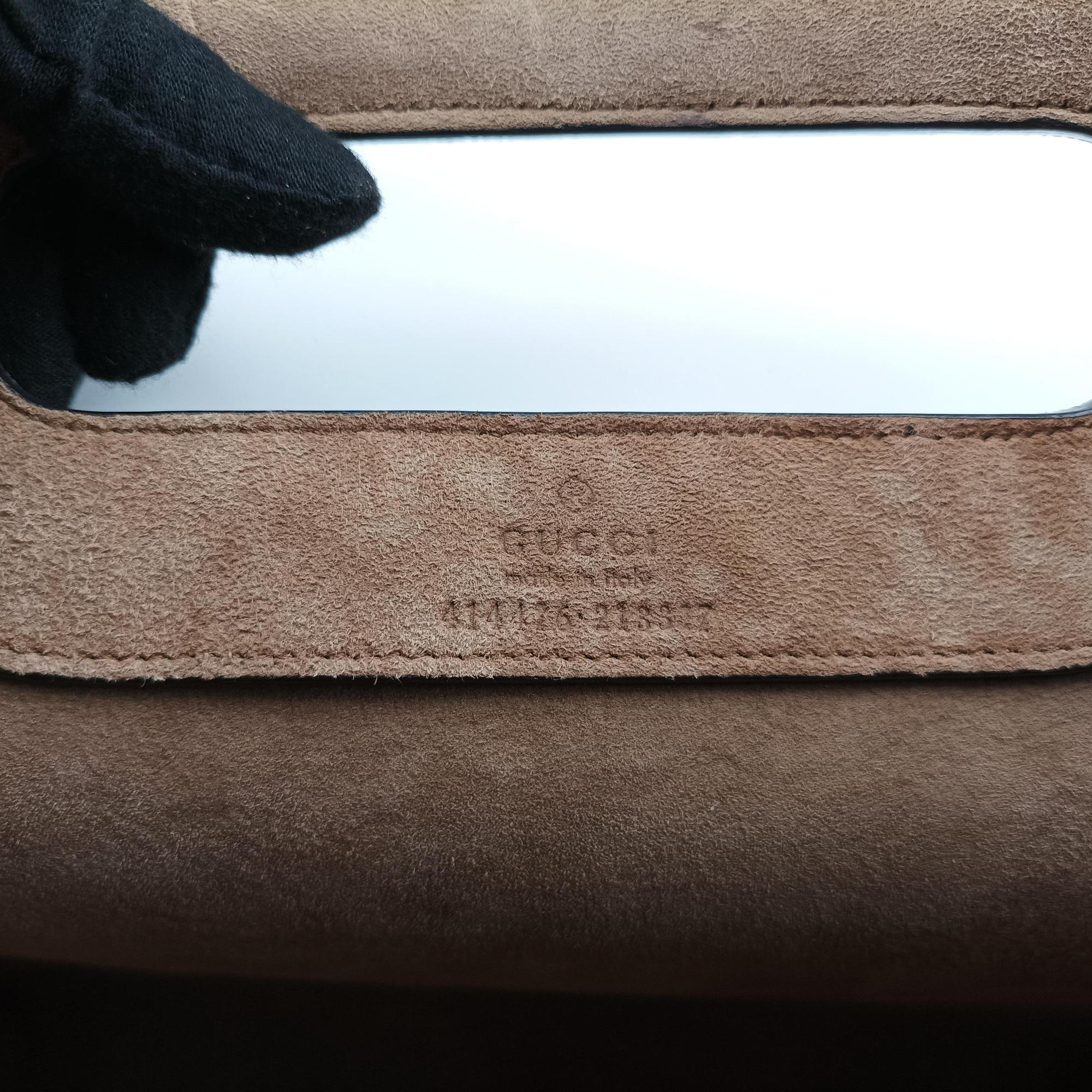 Secondhand Gucci GG Supreme Linea C Blooms GucciGhost Beige×Multicolour PVC coated canvas 414476 shoulderbag | stylenewstar