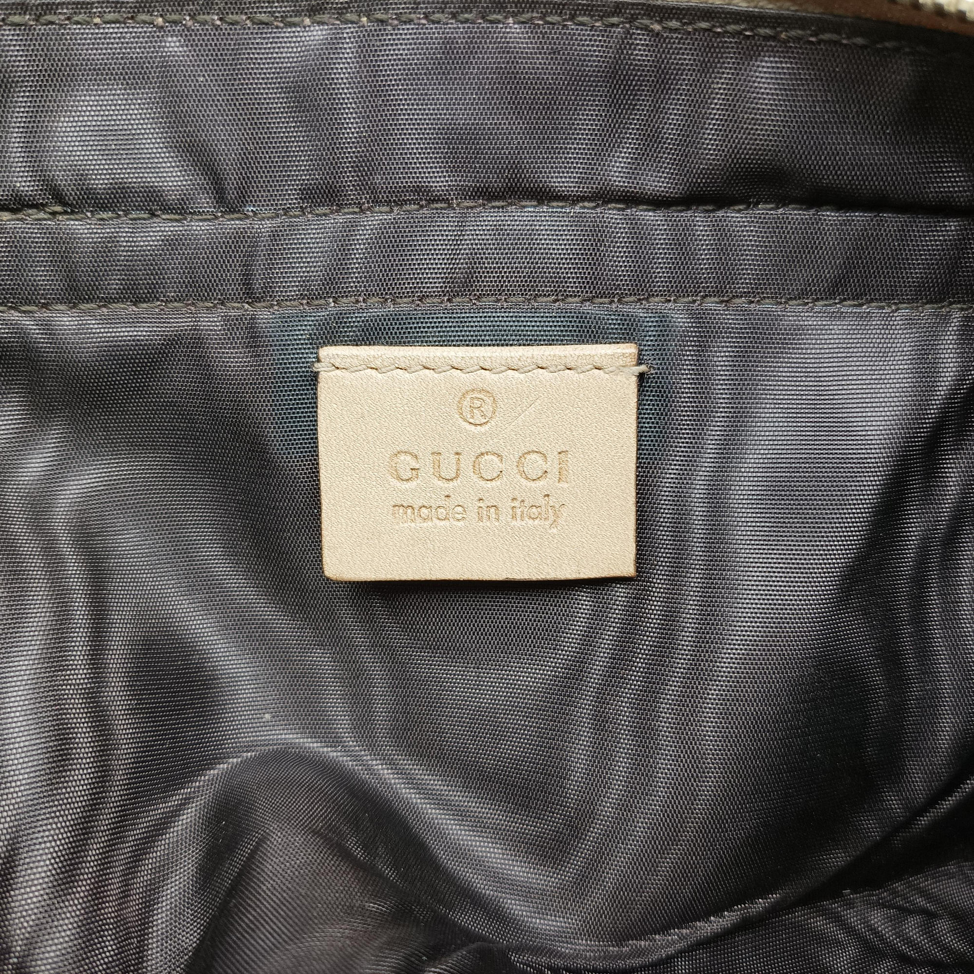 Pre-owned Gucci Broadway beige×Multicolour ponyhair 283061 shoulderbag | stylenewstar
