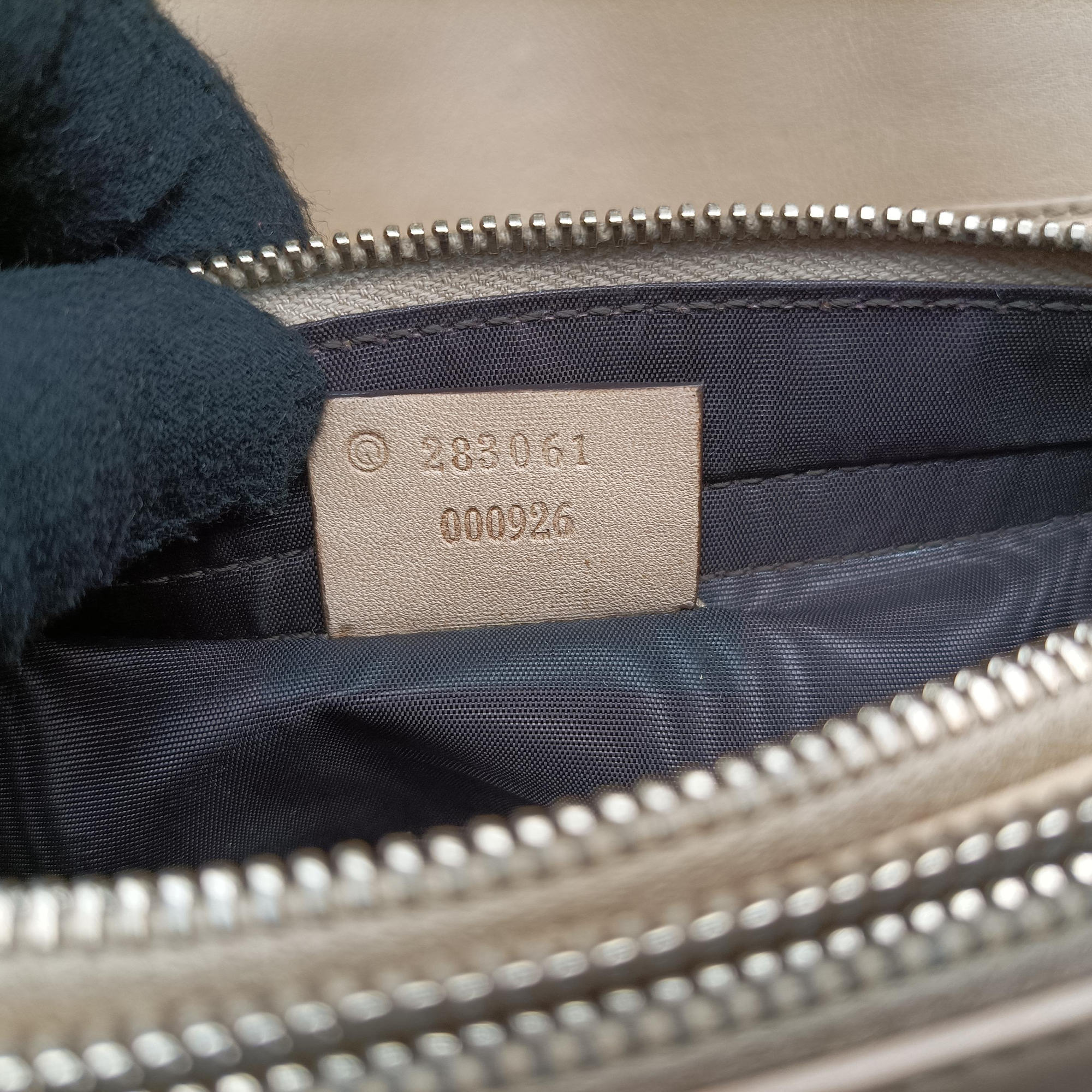 Pre-owned Gucci Broadway beige×Multicolour ponyhair 283061 shoulderbag | stylenewstar
