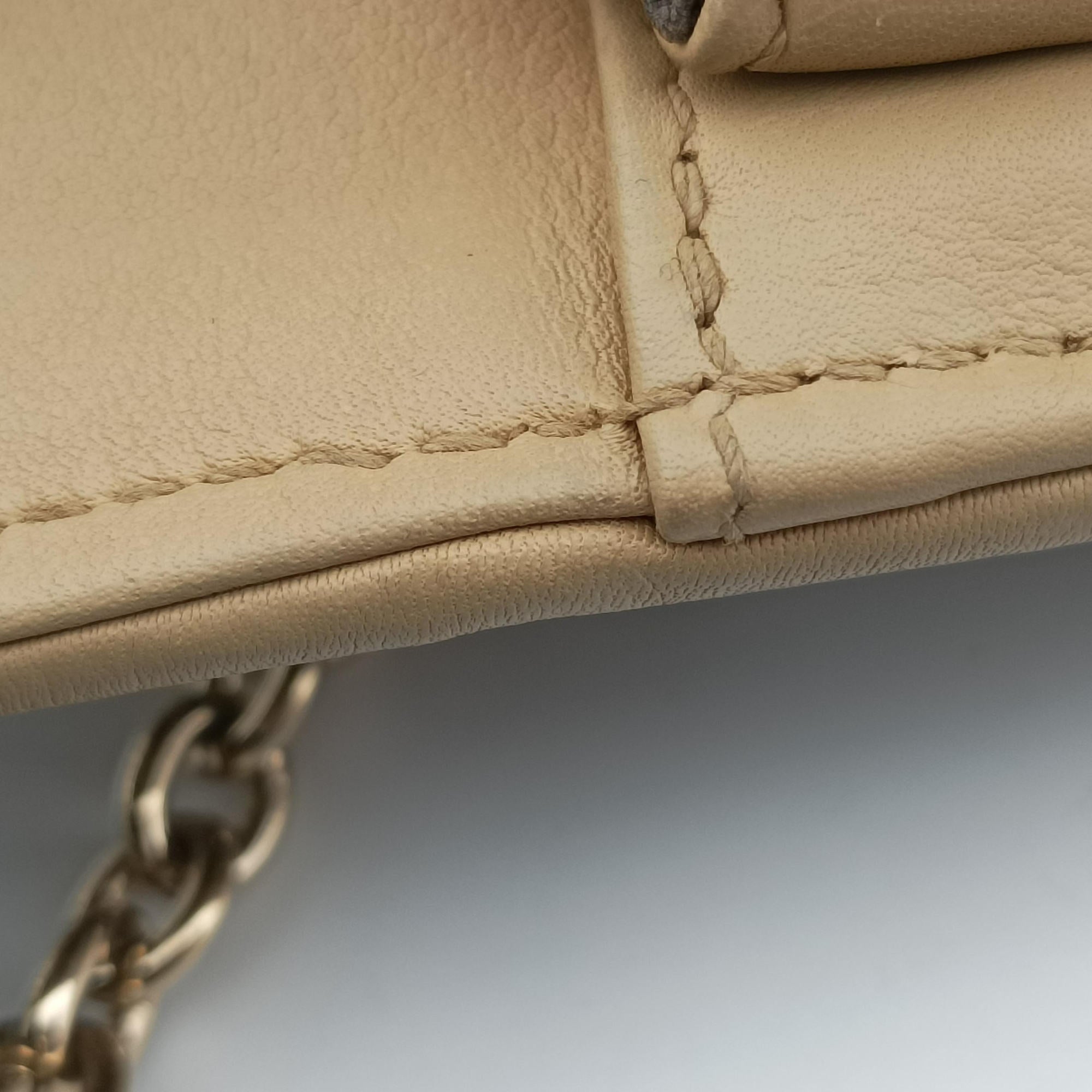 Pre-owned Gucci Broadway beige×Multicolour ponyhair 283061 shoulderbag | stylenewstar