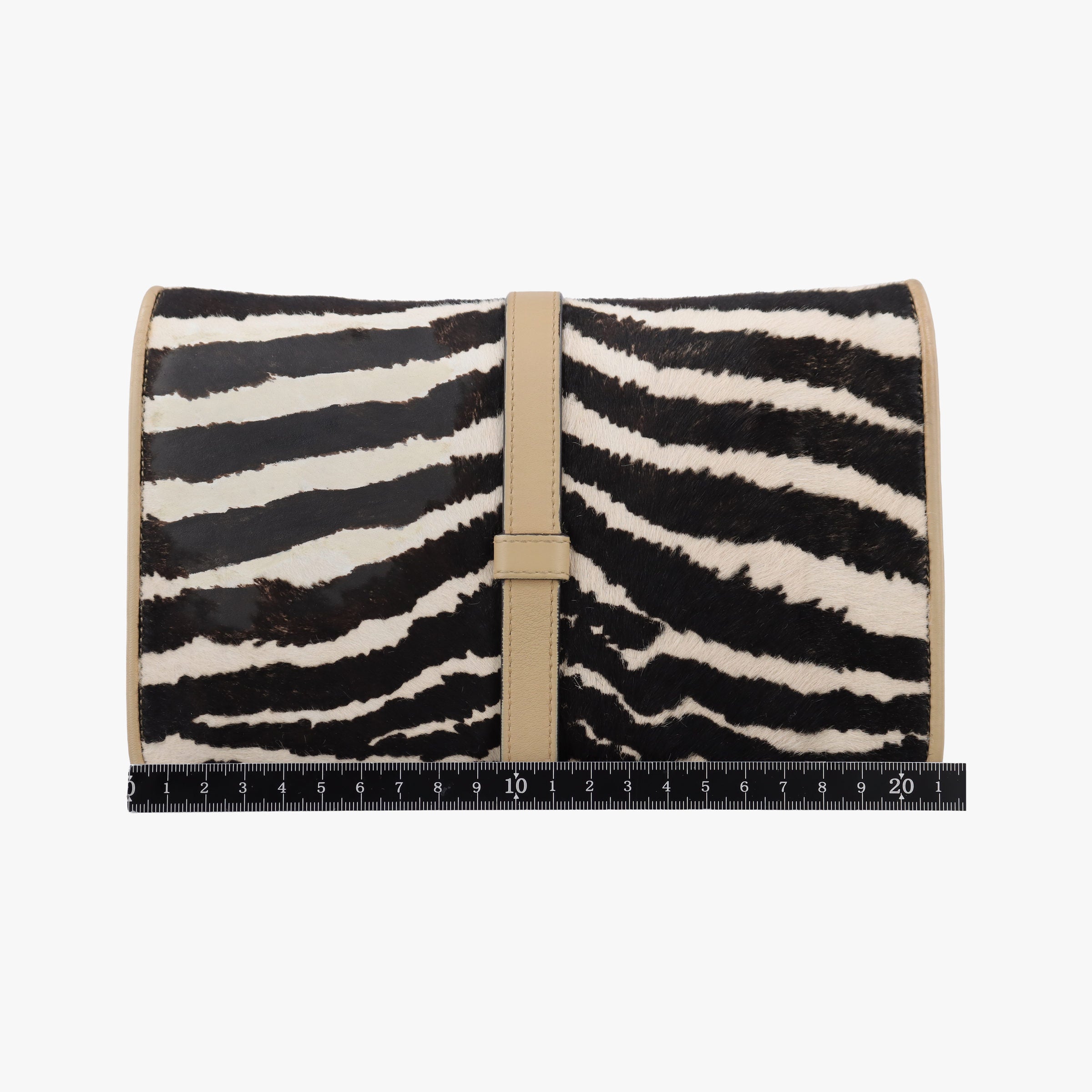 Pre-owned Gucci Broadway beige×Multicolour ponyhair 283061 shoulderbag | stylenewstar