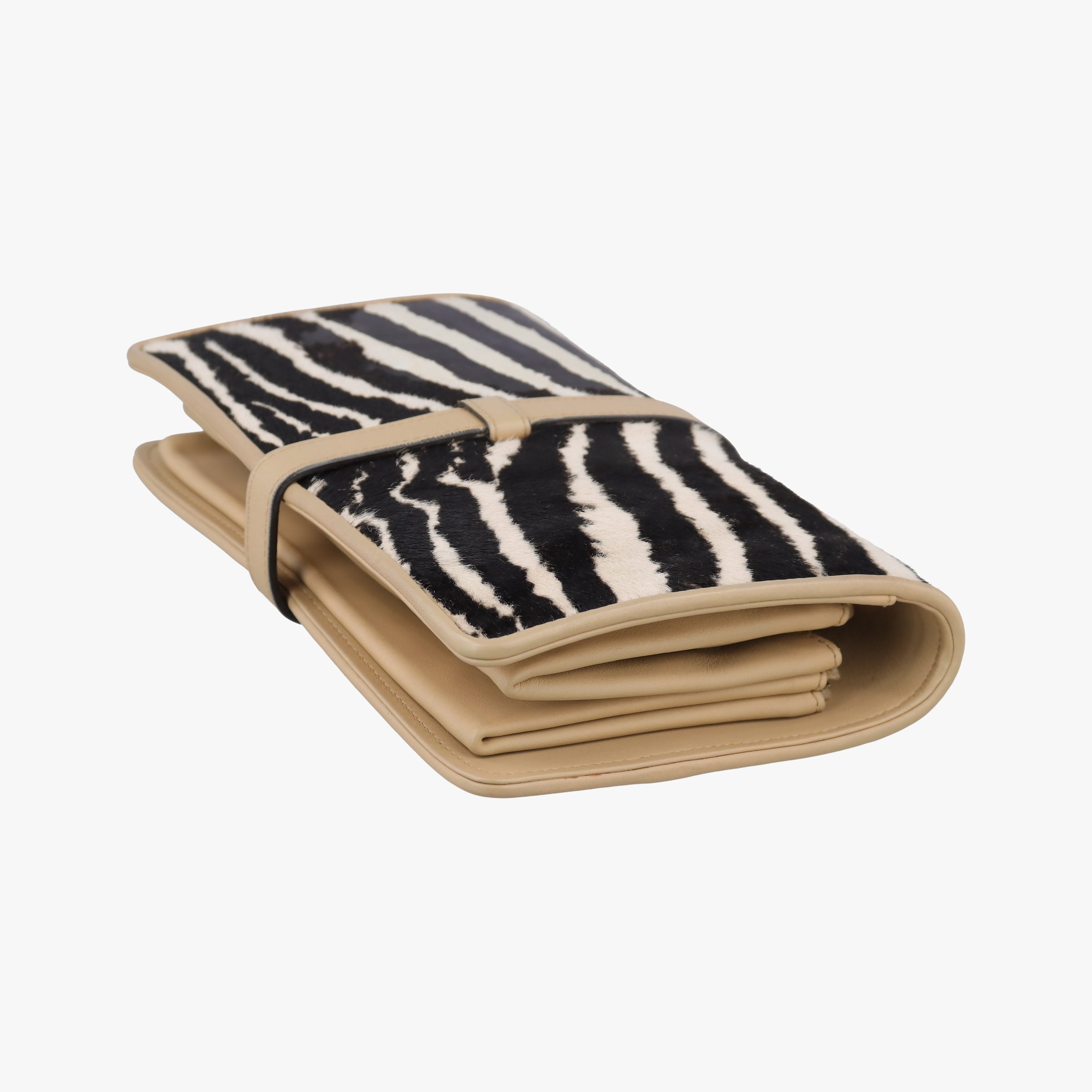 Pre-owned Gucci Broadway beige×Multicolour ponyhair 283061 shoulderbag | stylenewstar
