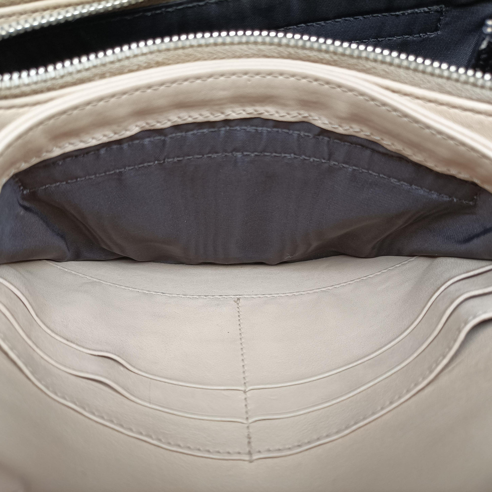 Pre-owned Gucci Broadway beige×Multicolour ponyhair 283061 shoulderbag | stylenewstar