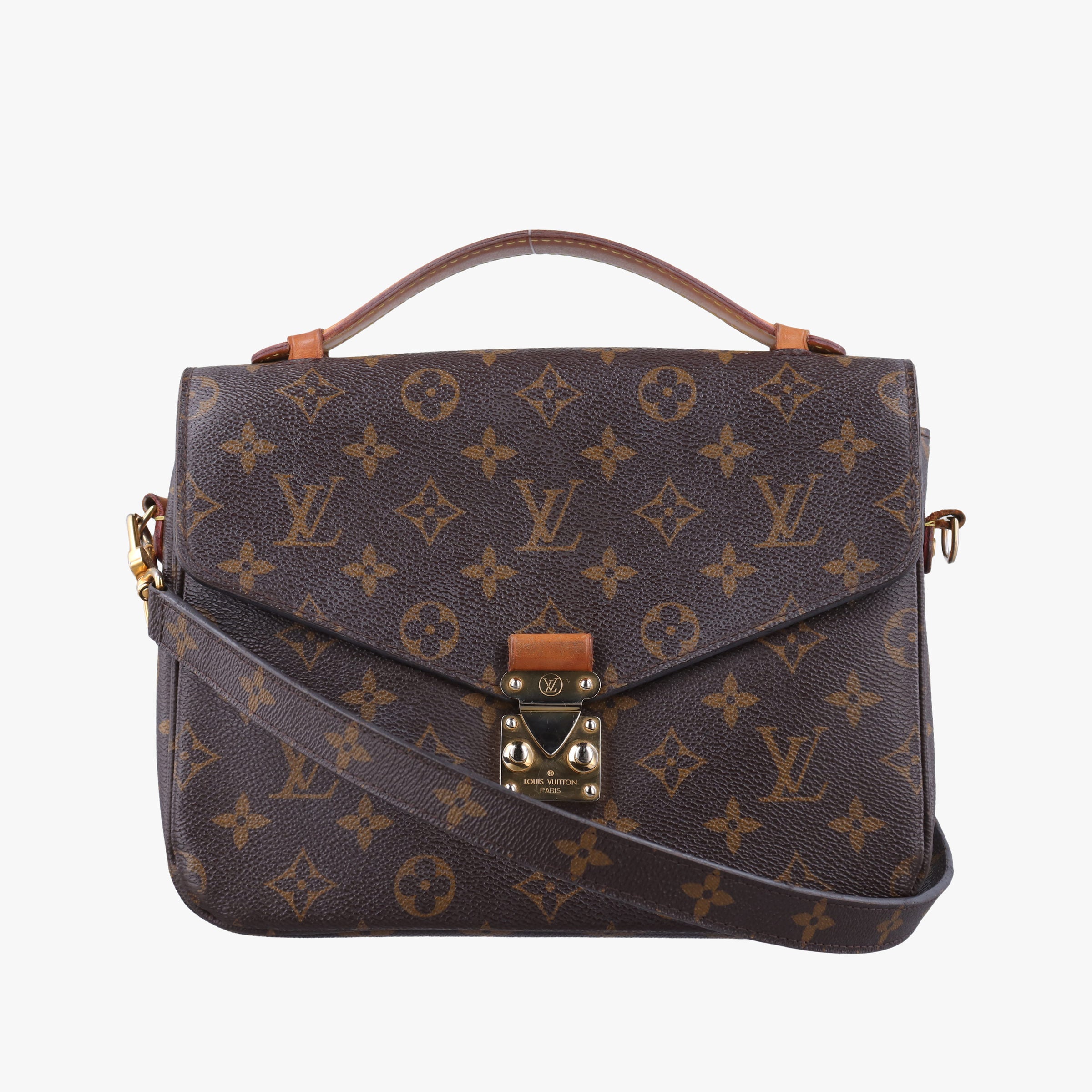 Pre-owned Louis Vuitton Pochette Metis MM Brown Monogram Canvas M44875 shoulderbag | stylenewstar