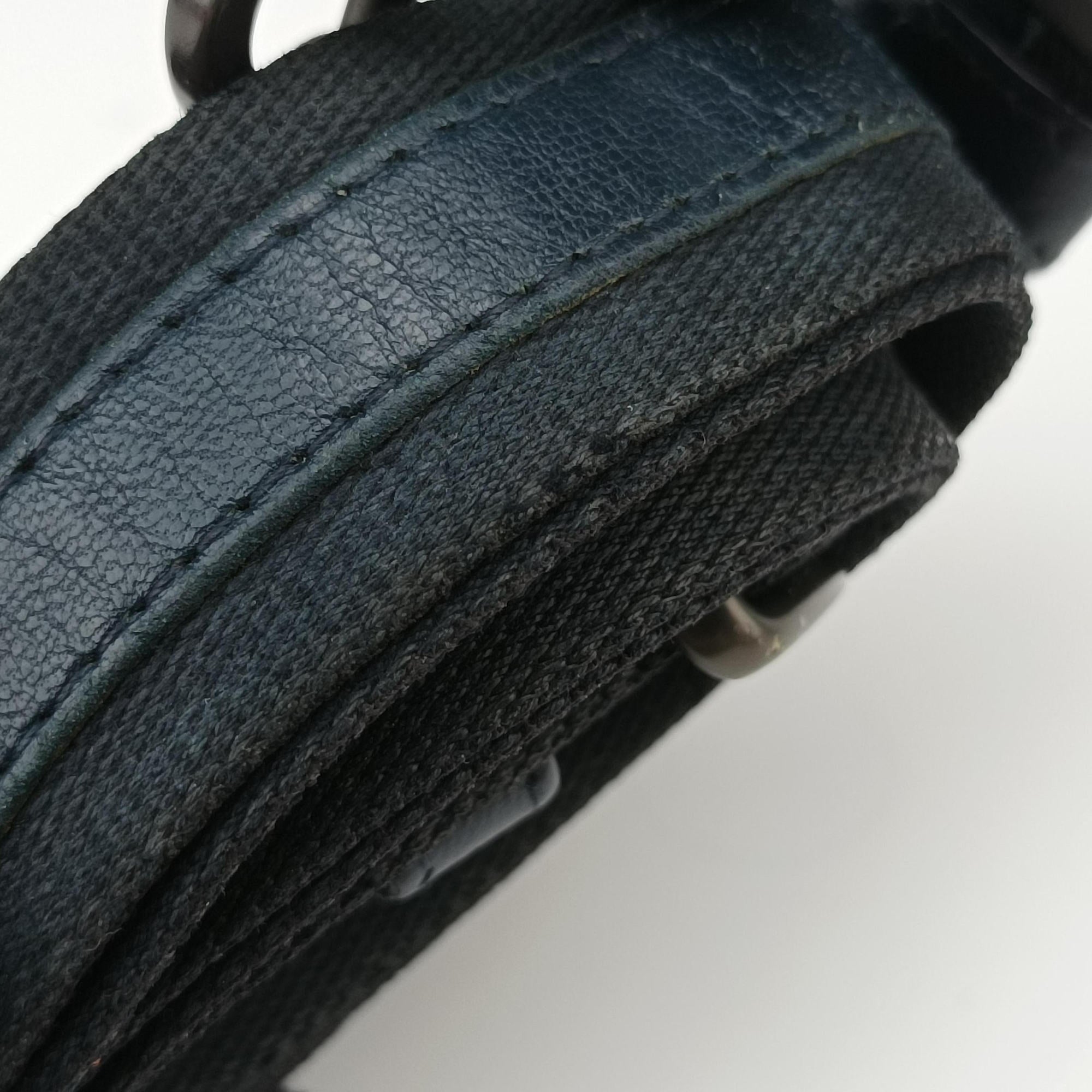 Pre-owned Bottega Veneta Intrecciato Blue lambskin  shoulderbag | stylenewstar