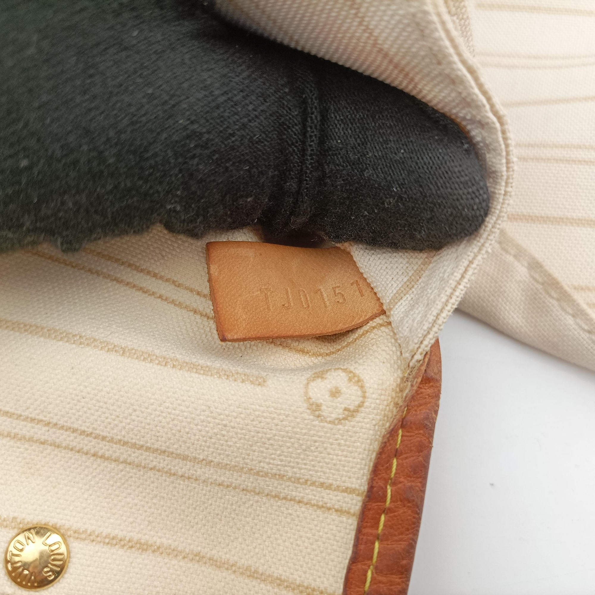 Pre-owned Louis Vuitton NEVERFULL GM AZUR Damier Canvas N51108 shoulderbag | stylenewstar