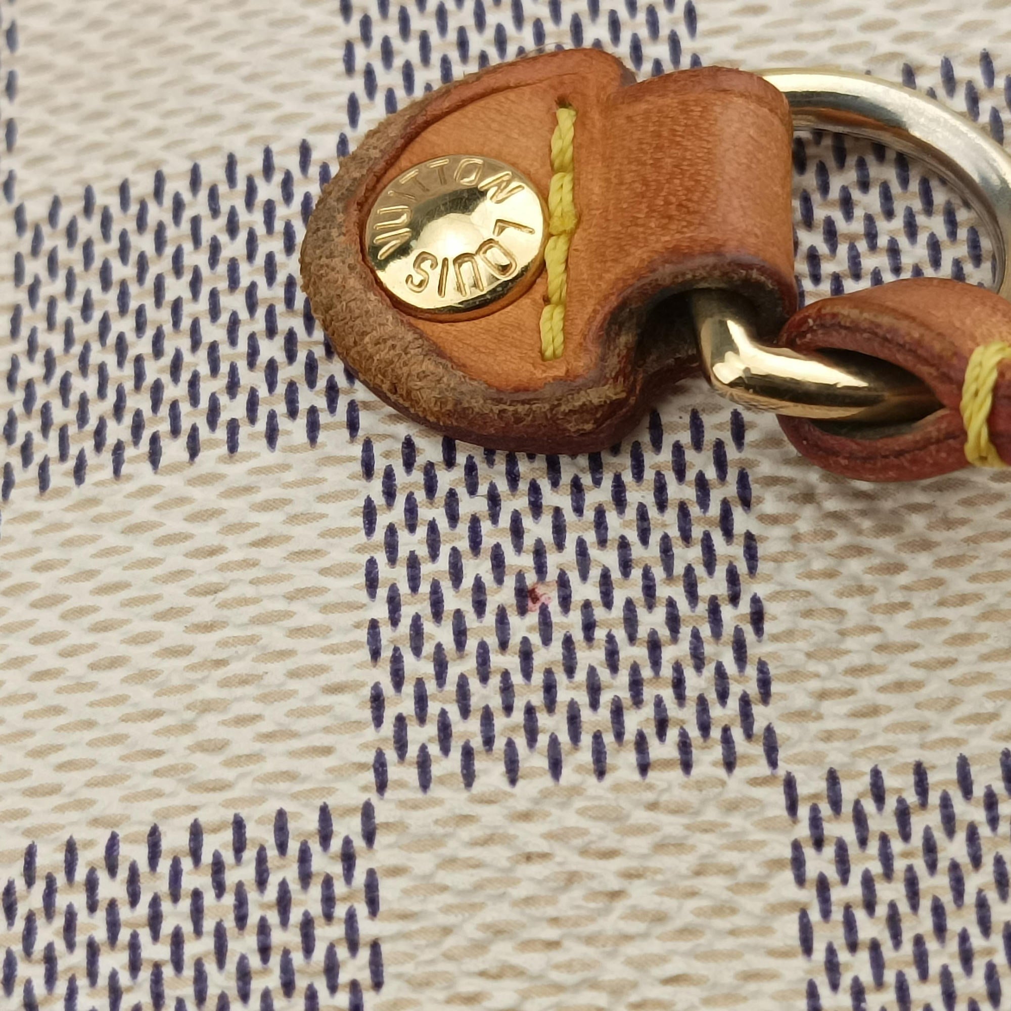 Pre-owned Louis Vuitton NEVERFULL GM AZUR Damier Canvas N51108 shoulderbag | stylenewstar