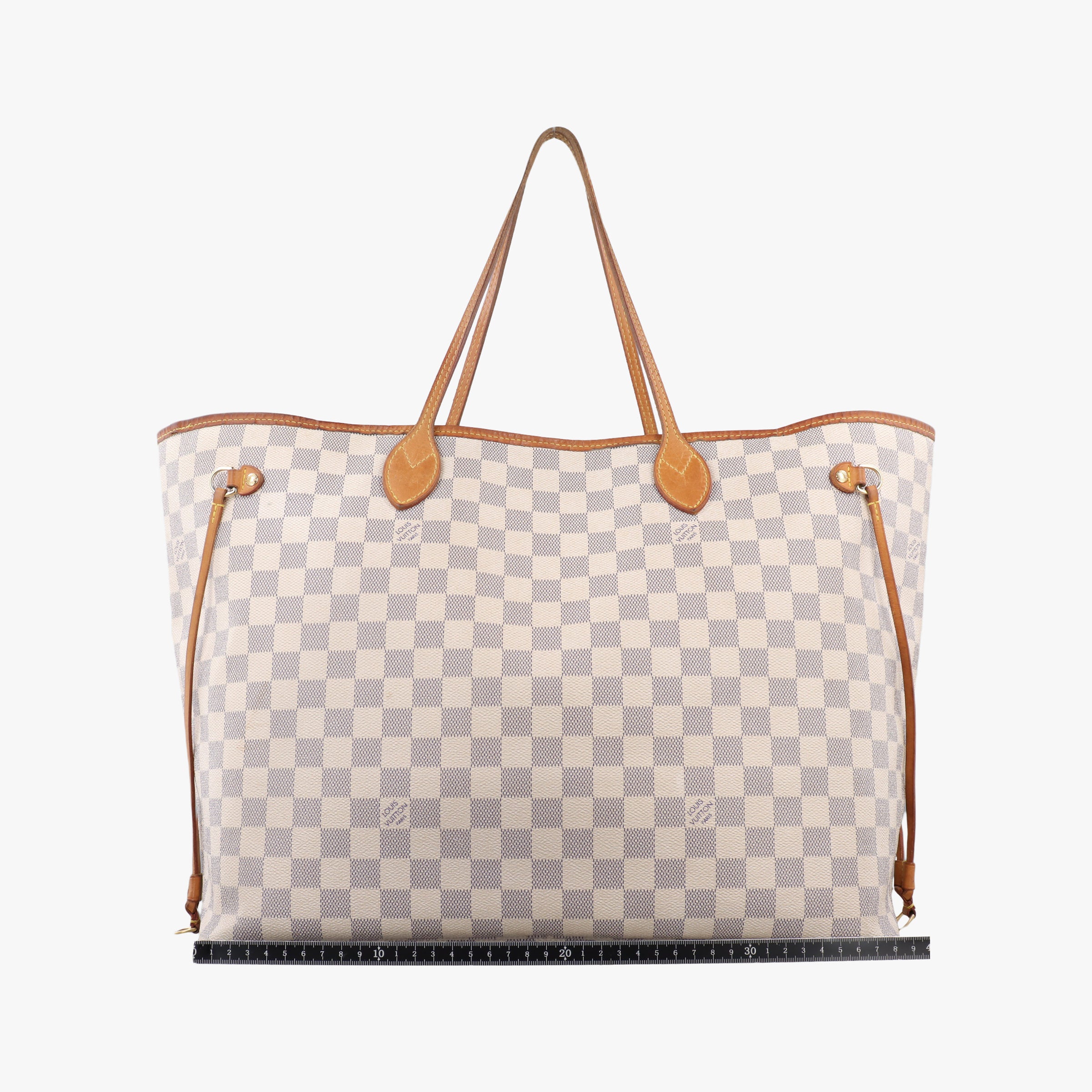 Pre-owned Louis Vuitton NEVERFULL GM AZUR Damier Canvas N51108 shoulderbag | stylenewstar