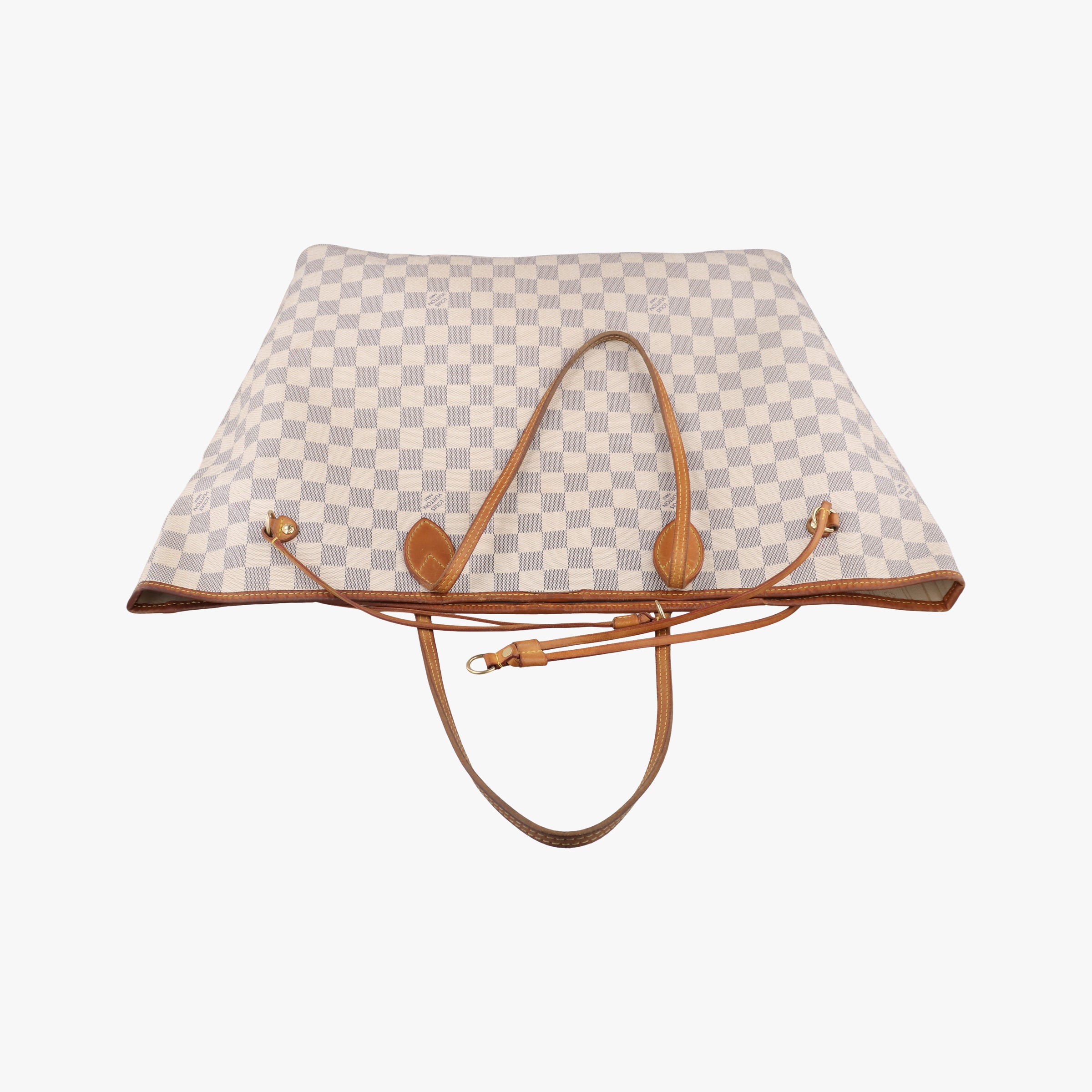 Pre-owned Louis Vuitton NEVERFULL GM AZUR Damier Canvas N51108 shoulderbag | stylenewstar