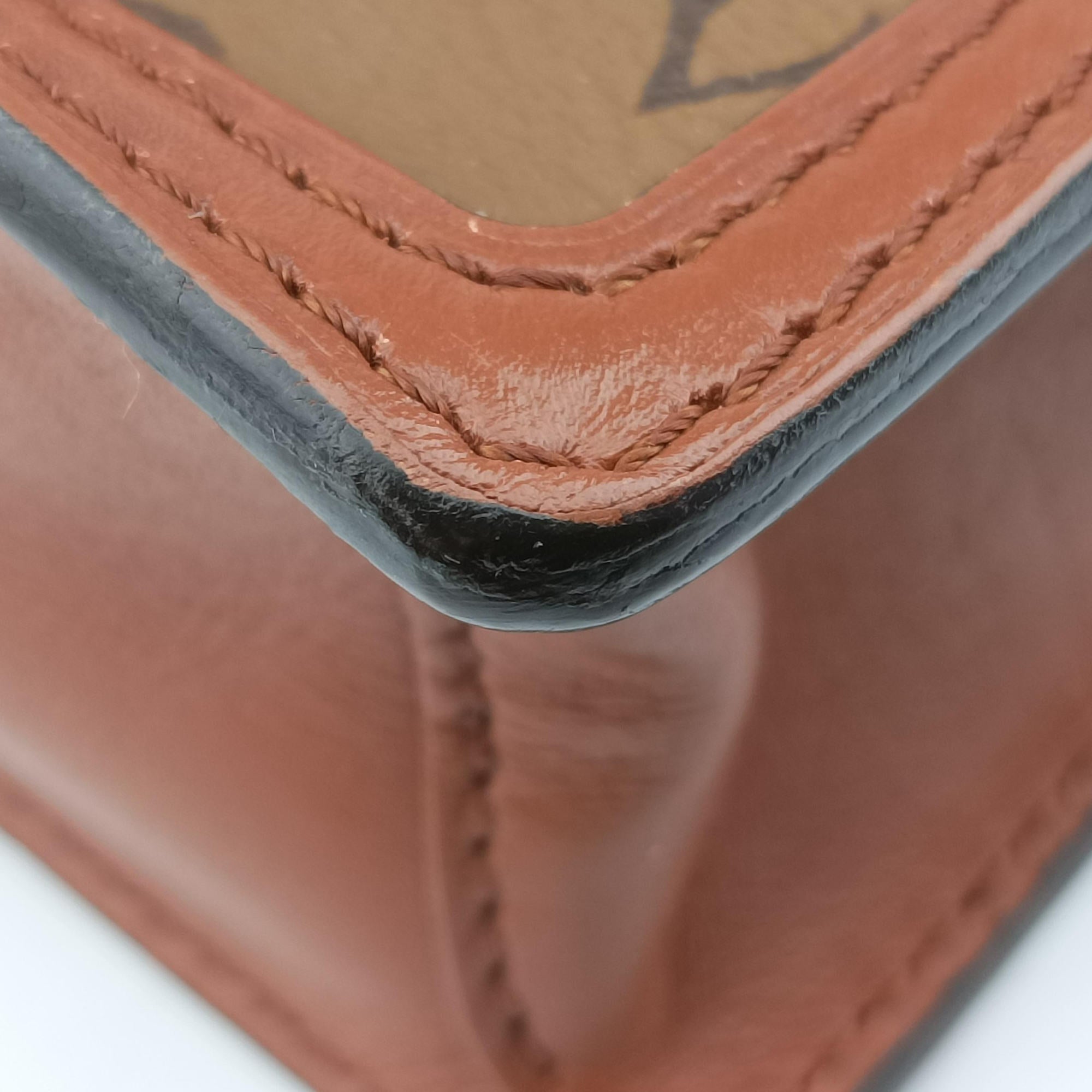 Vintage Louis Vuitton Portefeuille Dauphine Brown Monogram Reverse M68746 shoulderbag | stylenewstar