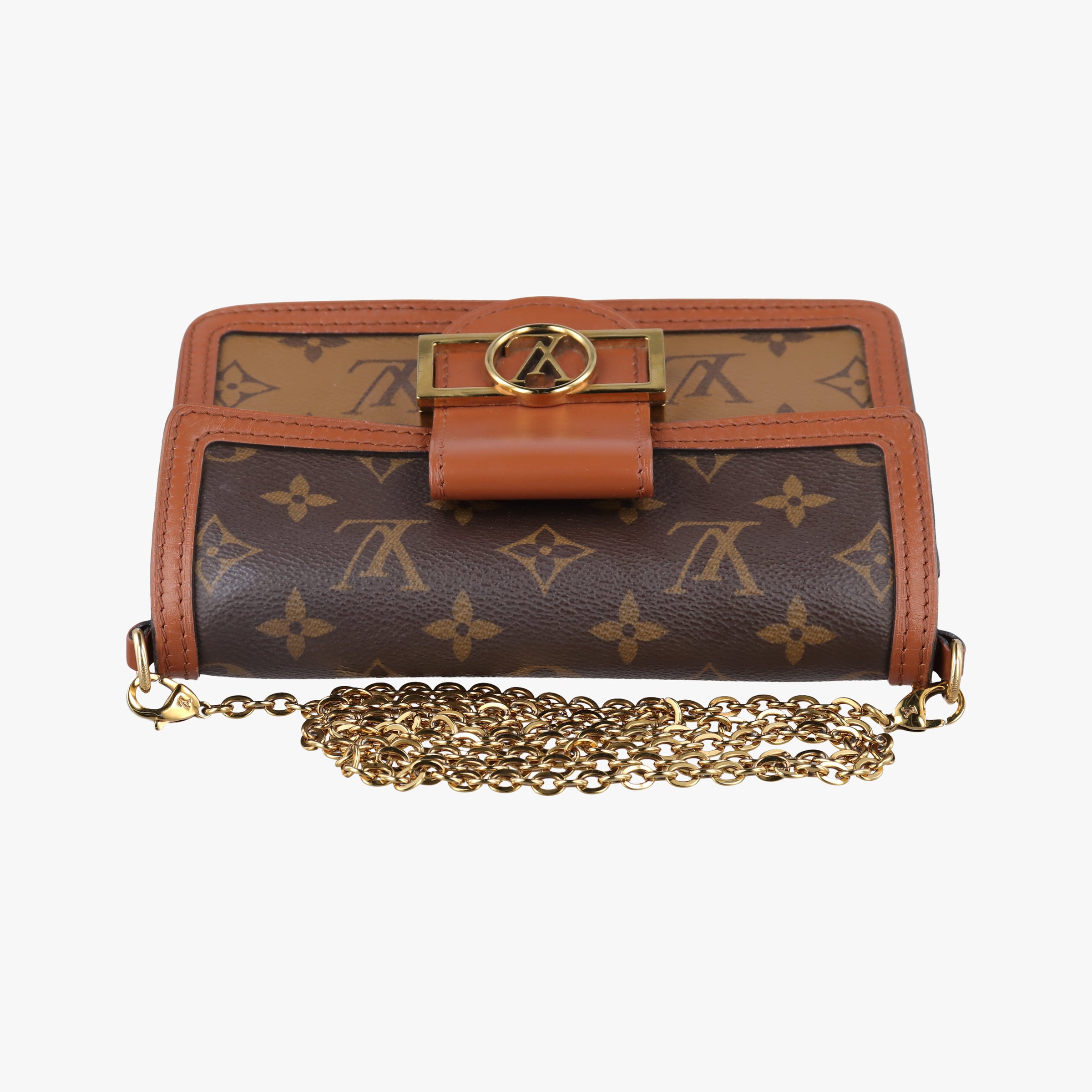 Vintage Louis Vuitton Portefeuille Dauphine Brown Monogram Reverse M68746 shoulderbag | stylenewstar