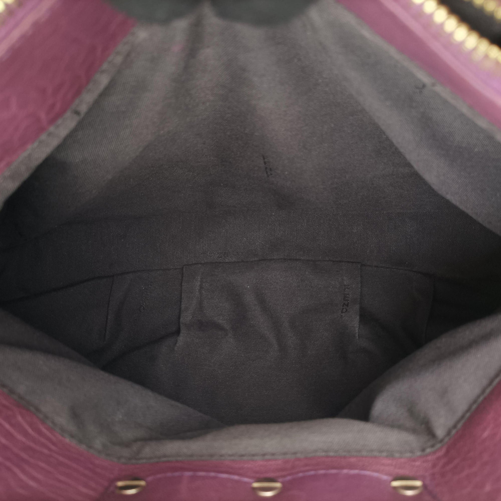 Pre-owned Fendi Mia Purple Leather 8BR615 shoulderbag | stylenewstar