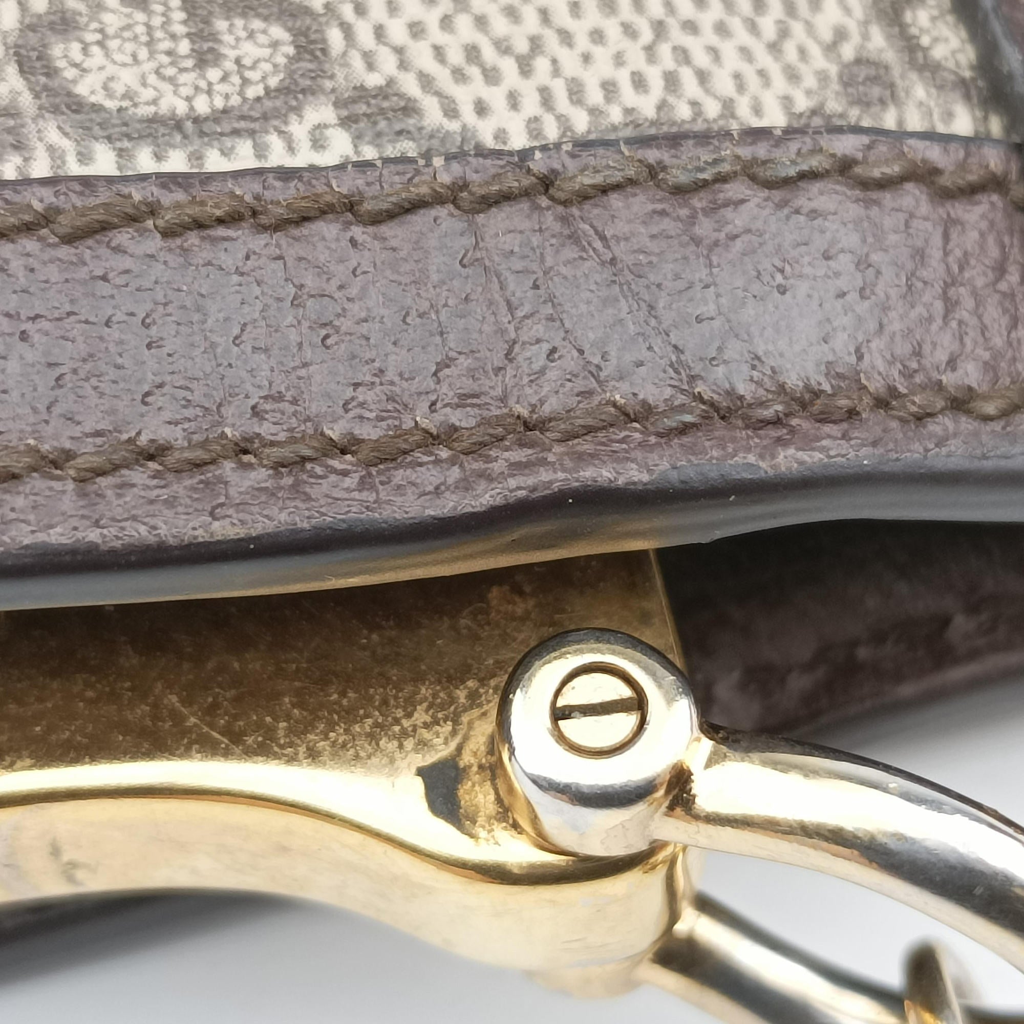 Secondhand Gucci Ophidia Brown×Red×Green PVC coated canvas×leather 503877 shoulderbag | stylenewstar