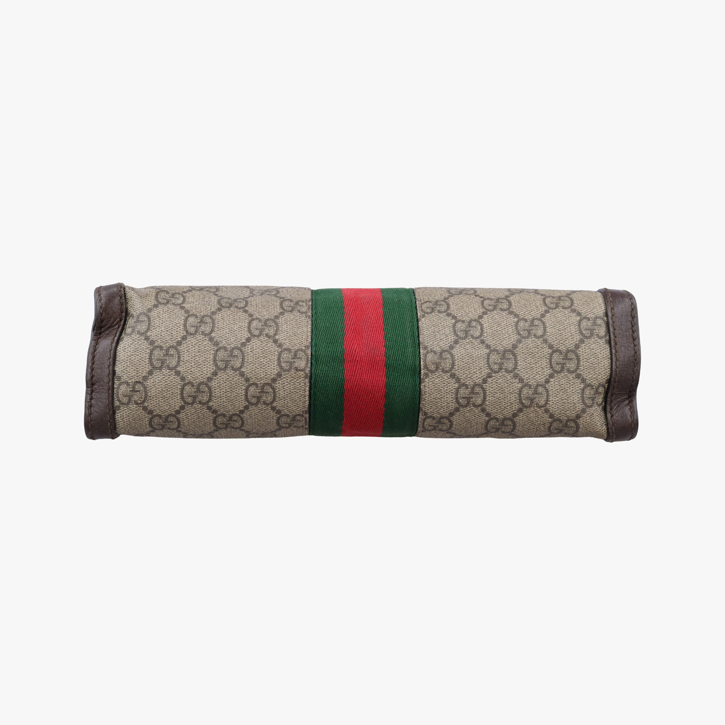 Secondhand Gucci Ophidia Brown×Red×Green PVC coated canvas×leather 503877 shoulderbag | stylenewstar