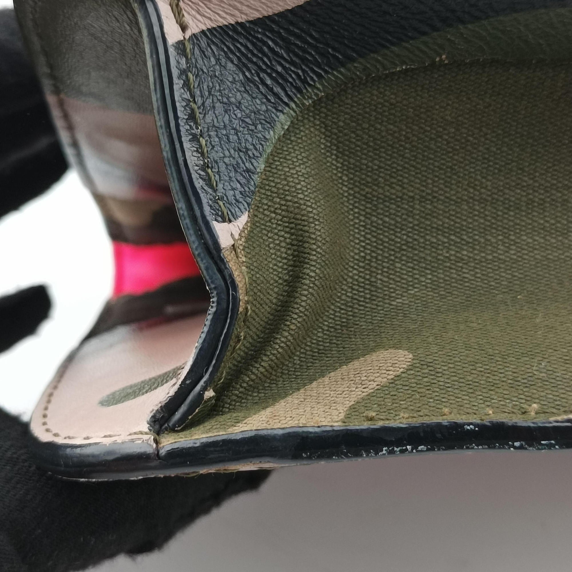 Secondhand Valentino Rockstud Glam Lock Multicolour canvas× leather  shoulderbag | stylenewstar