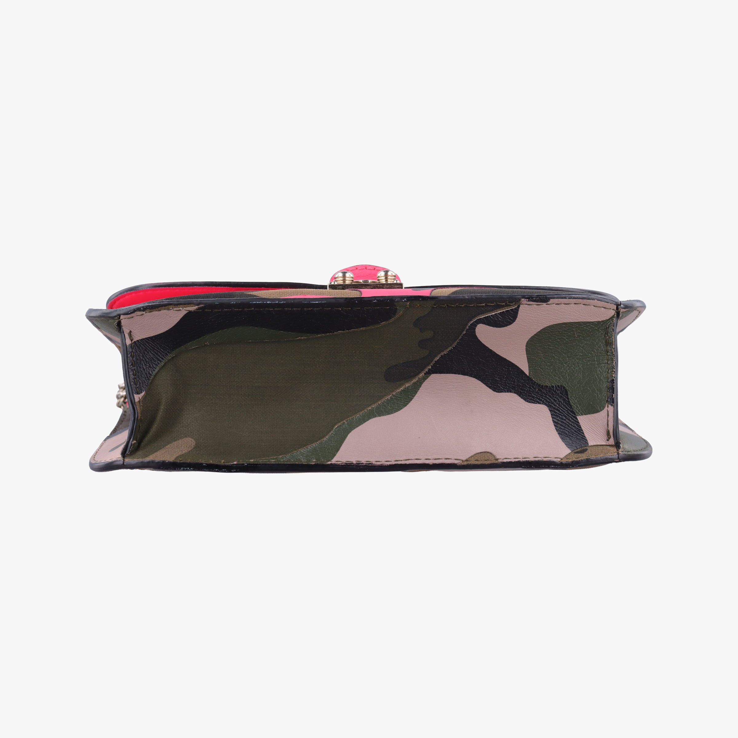 Secondhand Valentino Rockstud Glam Lock Multicolour canvas× leather  shoulderbag | stylenewstar