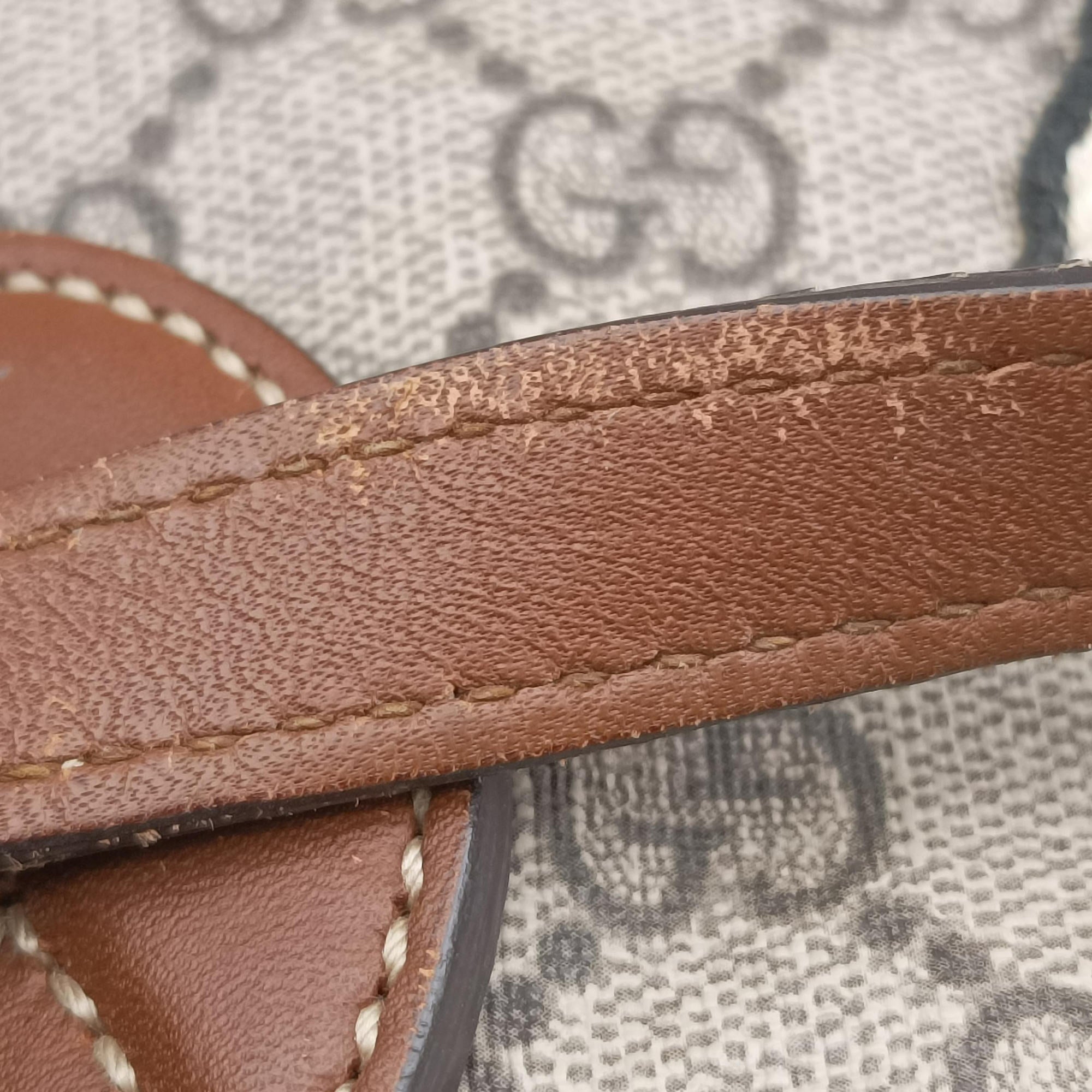 Vintage Gucci GG Supreme Brown PVC coated canvas 453705 shoulderbag | stylenewstar
