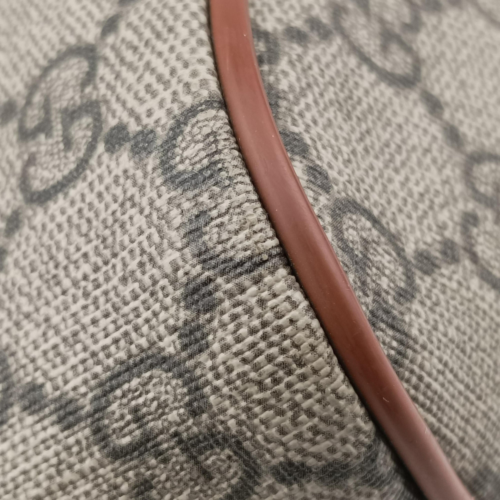 Vintage Gucci GG Supreme Brown PVC coated canvas 453705 shoulderbag | stylenewstar