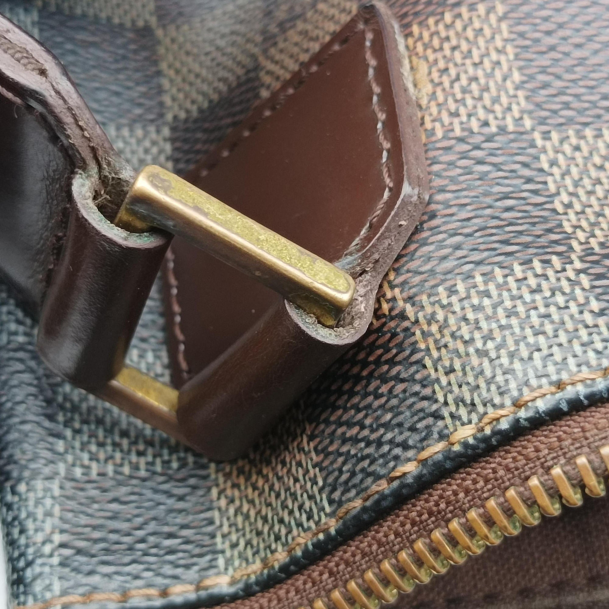 Pre-owned Louis Vuitton Pochette BOSPHORE EBENE Damier Canvas N51111 shoulderbag | stylenewstar