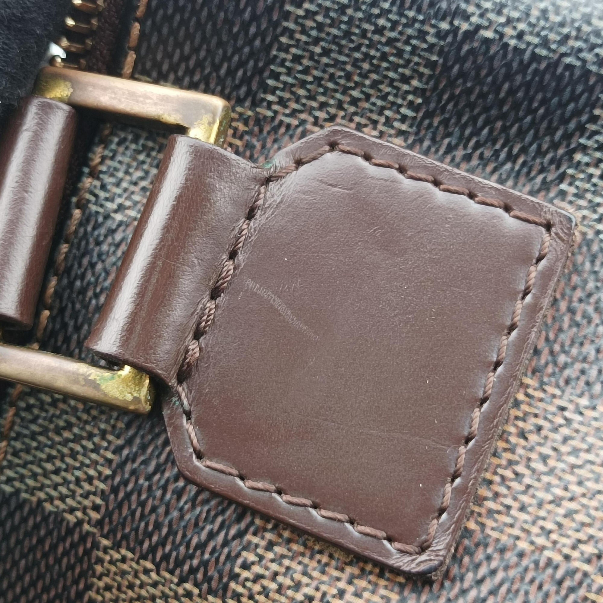 Pre-owned Louis Vuitton Pochette BOSPHORE EBENE Damier Canvas N51111 shoulderbag | stylenewstar