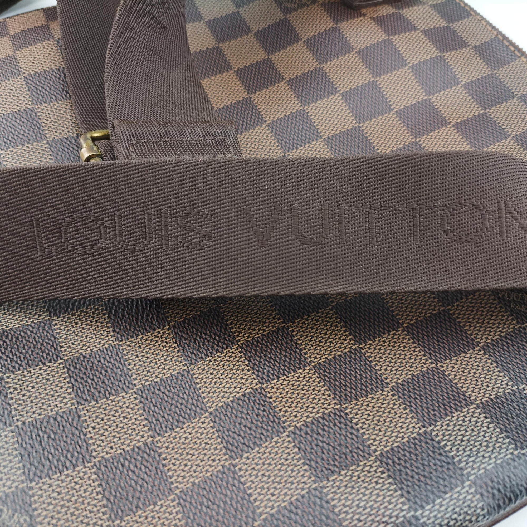 Pre-owned Louis Vuitton Pochette BOSPHORE EBENE Damier Canvas N51111 shoulderbag | stylenewstar