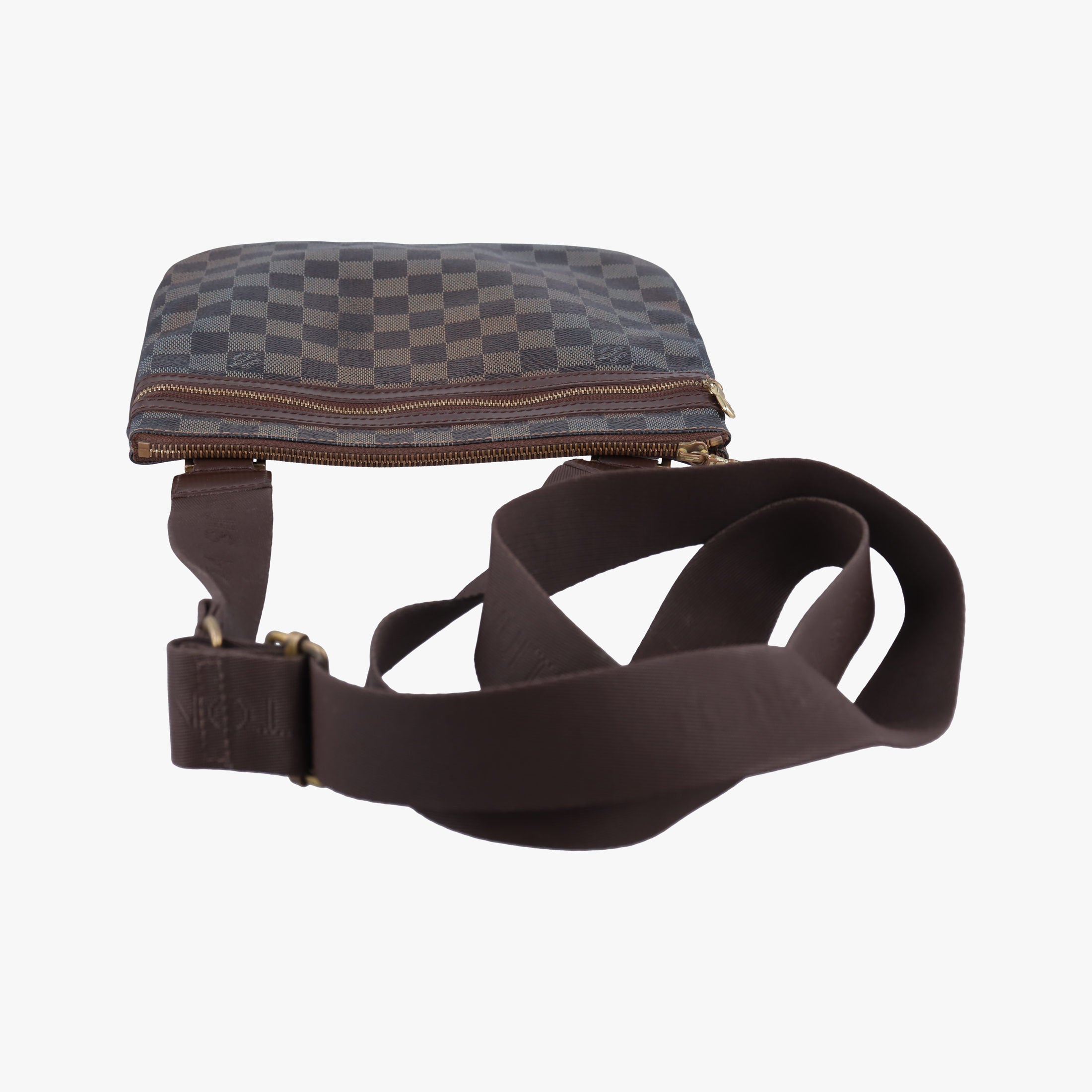 Pre-owned Louis Vuitton Pochette BOSPHORE EBENE Damier Canvas N51111 shoulderbag | stylenewstar