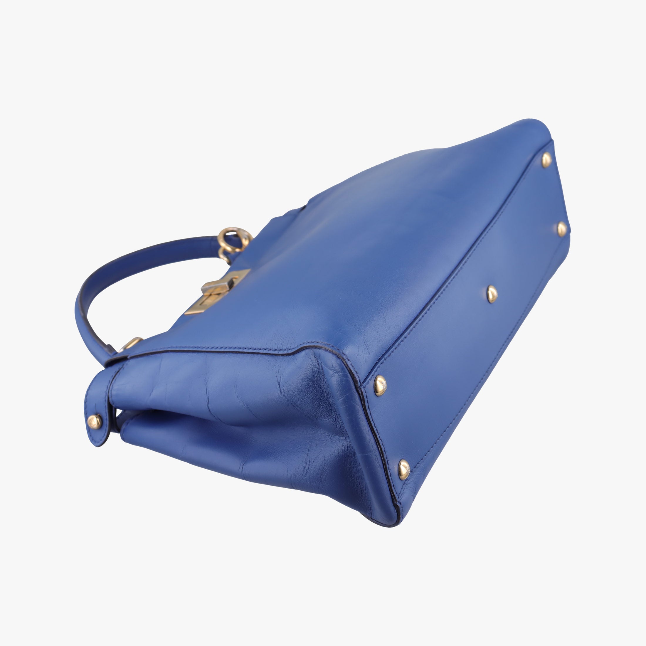 Secondhand Fendi PEEKABOO Blue Leather 8BN226 shoulderbag | stylenewstar