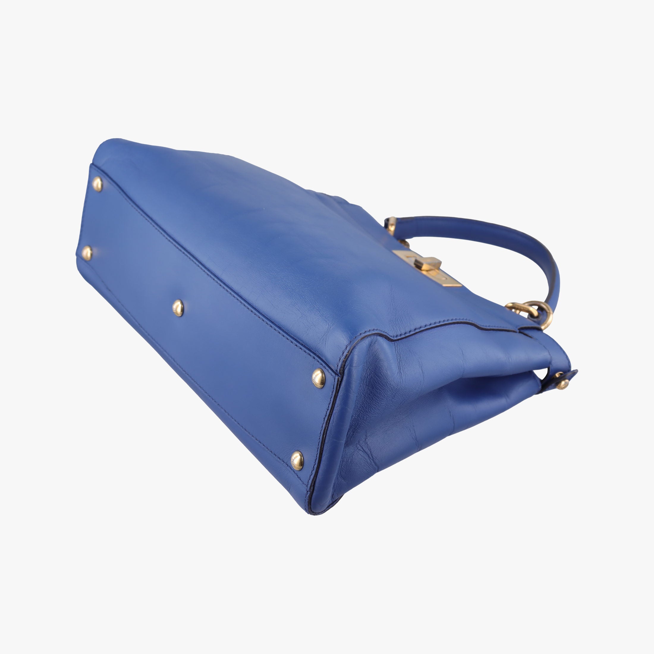 Secondhand Fendi PEEKABOO Blue Leather 8BN226 shoulderbag | stylenewstar