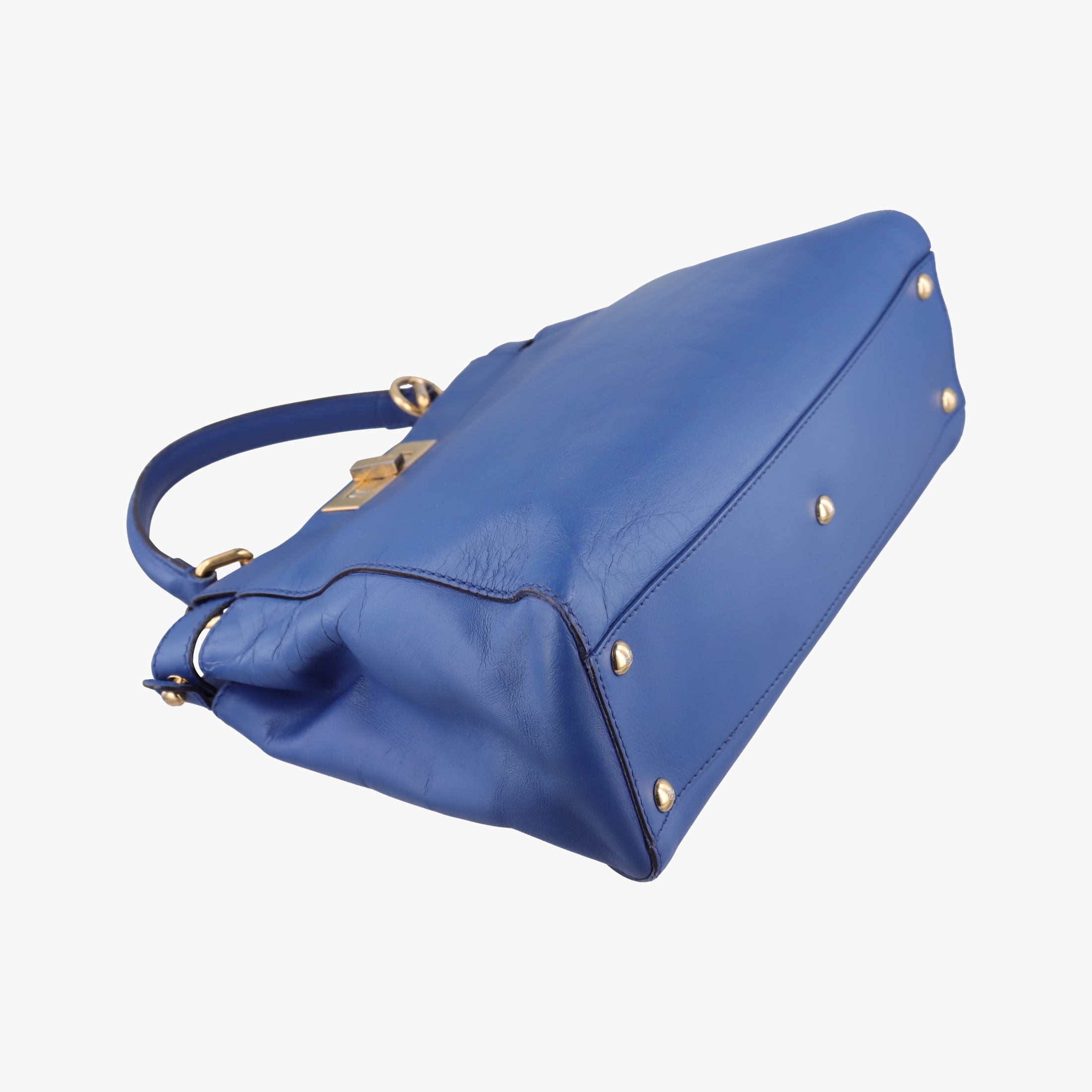 Secondhand Fendi PEEKABOO Blue Leather 8BN226 shoulderbag | stylenewstar