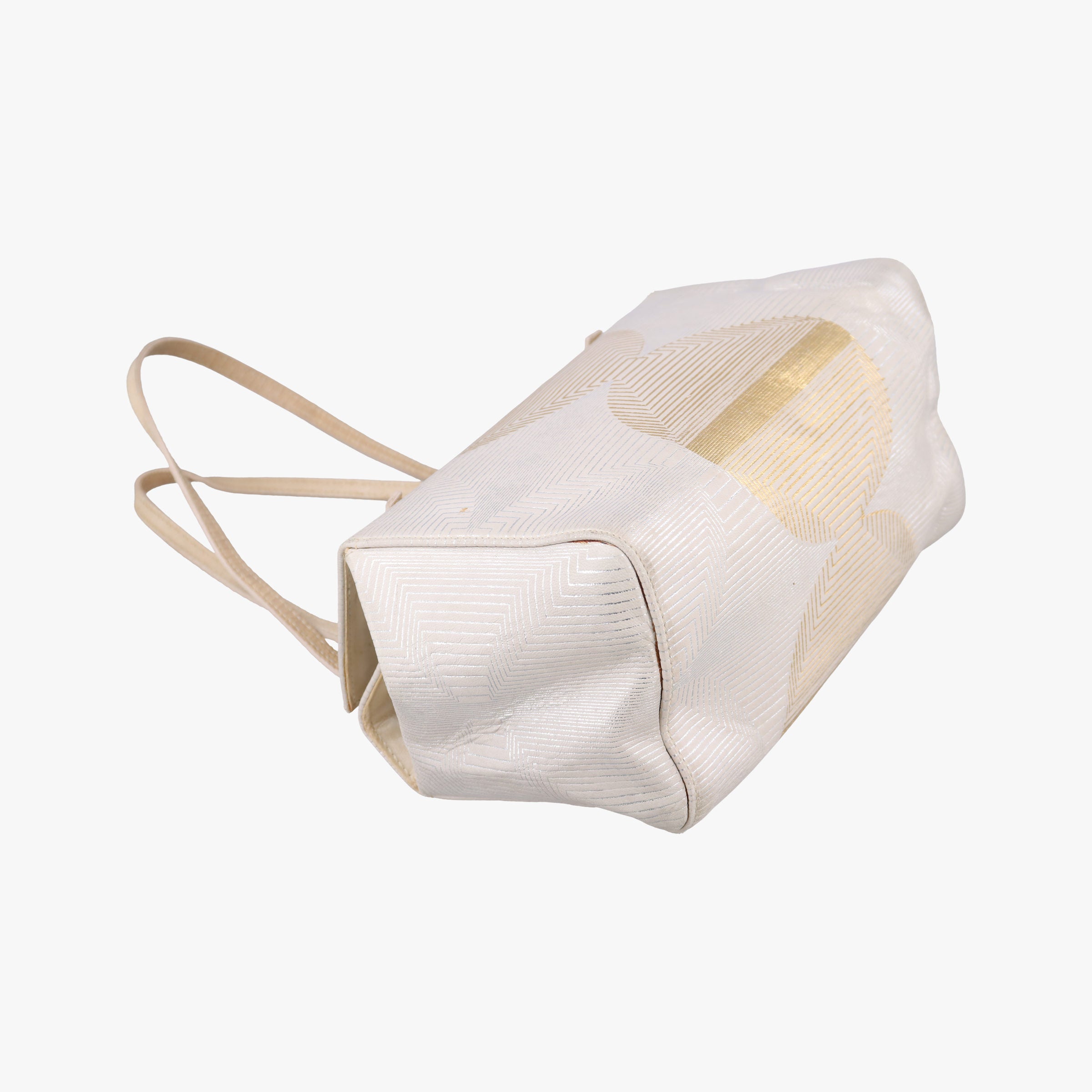 Pre-owned Fendi Bento Box Beige×Golden Canvas×Leather 101633 shoulderbag | stylenewstar