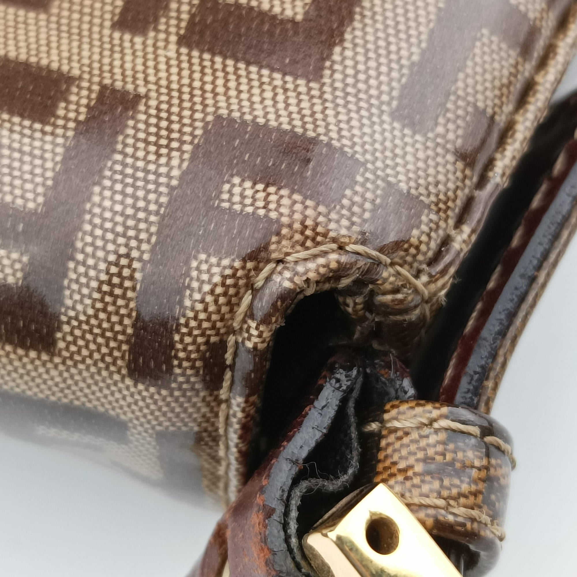 Pre-owned Fendi Baguette Brown PVC coated canvas 26424 shoulderbag | stylenewstar