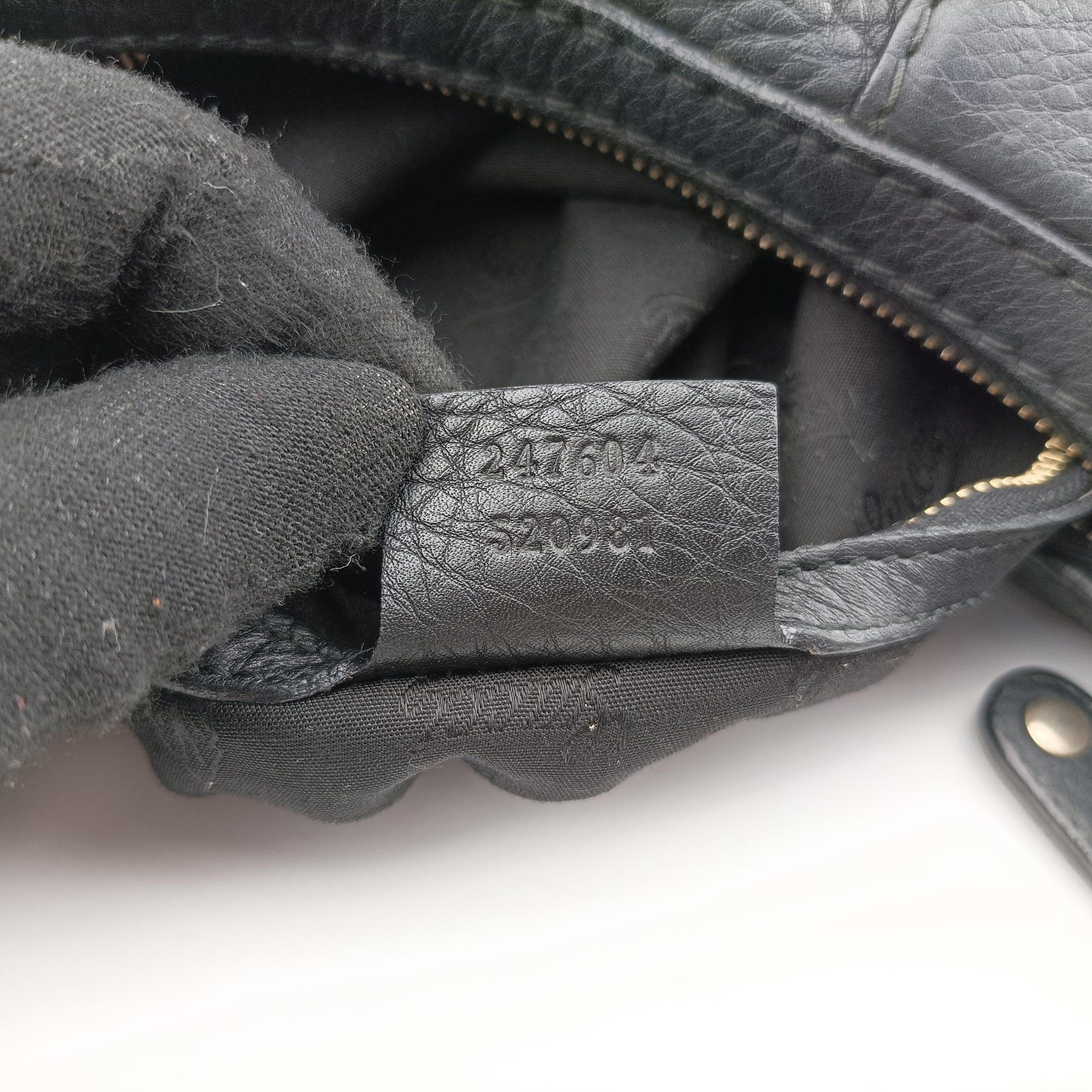 Pre-owned Gucci Heritage Horsebit Hobo Black Leather 247604 shoulderbag | stylenewstar
