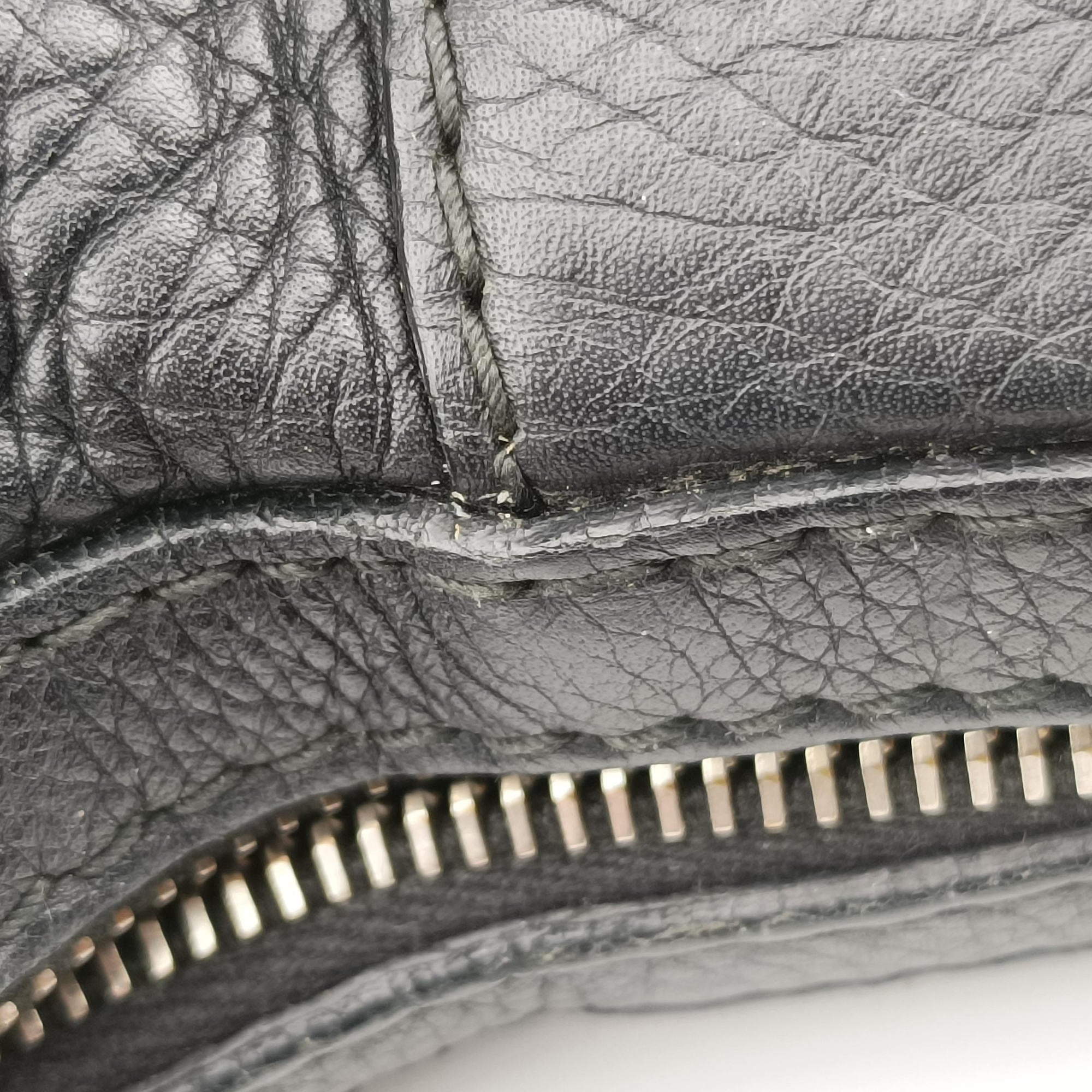 Pre-owned Gucci Heritage Horsebit Hobo Black Leather 247604 shoulderbag | stylenewstar