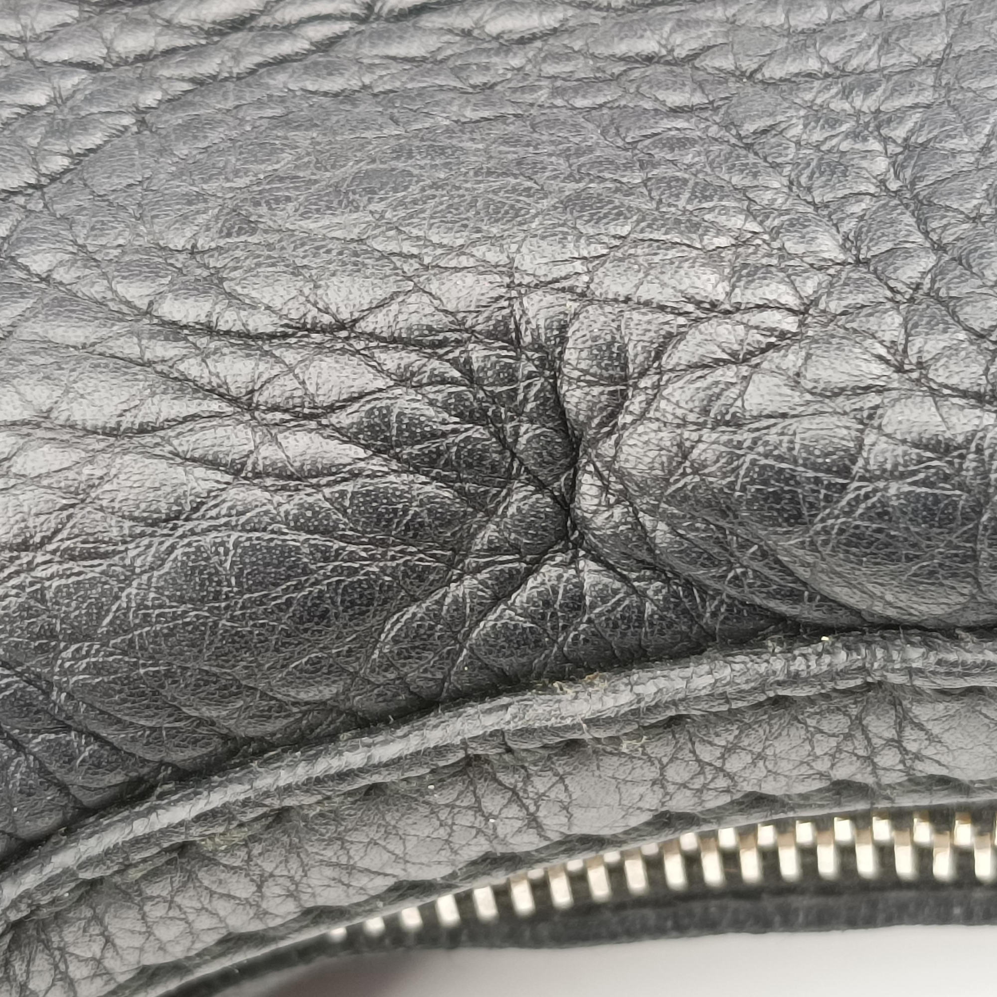 Pre-owned Gucci Heritage Horsebit Hobo Black Leather 247604 shoulderbag | stylenewstar