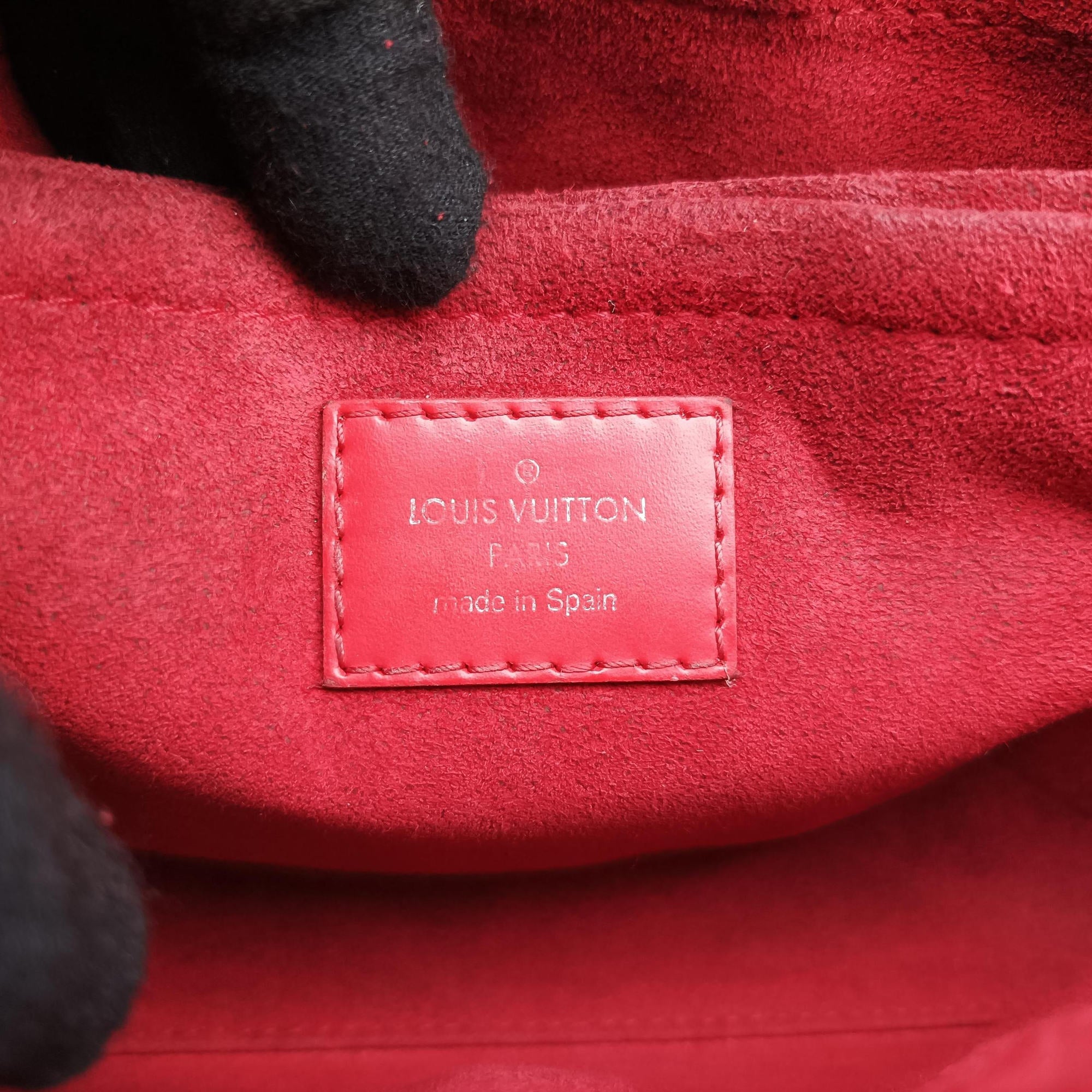 Pre-owned Louis Vuitton SAINT MICHEL brown×COQUELICOT Monogram Canvas×Epi Leather M44031 shoulderbag | stylenewstar