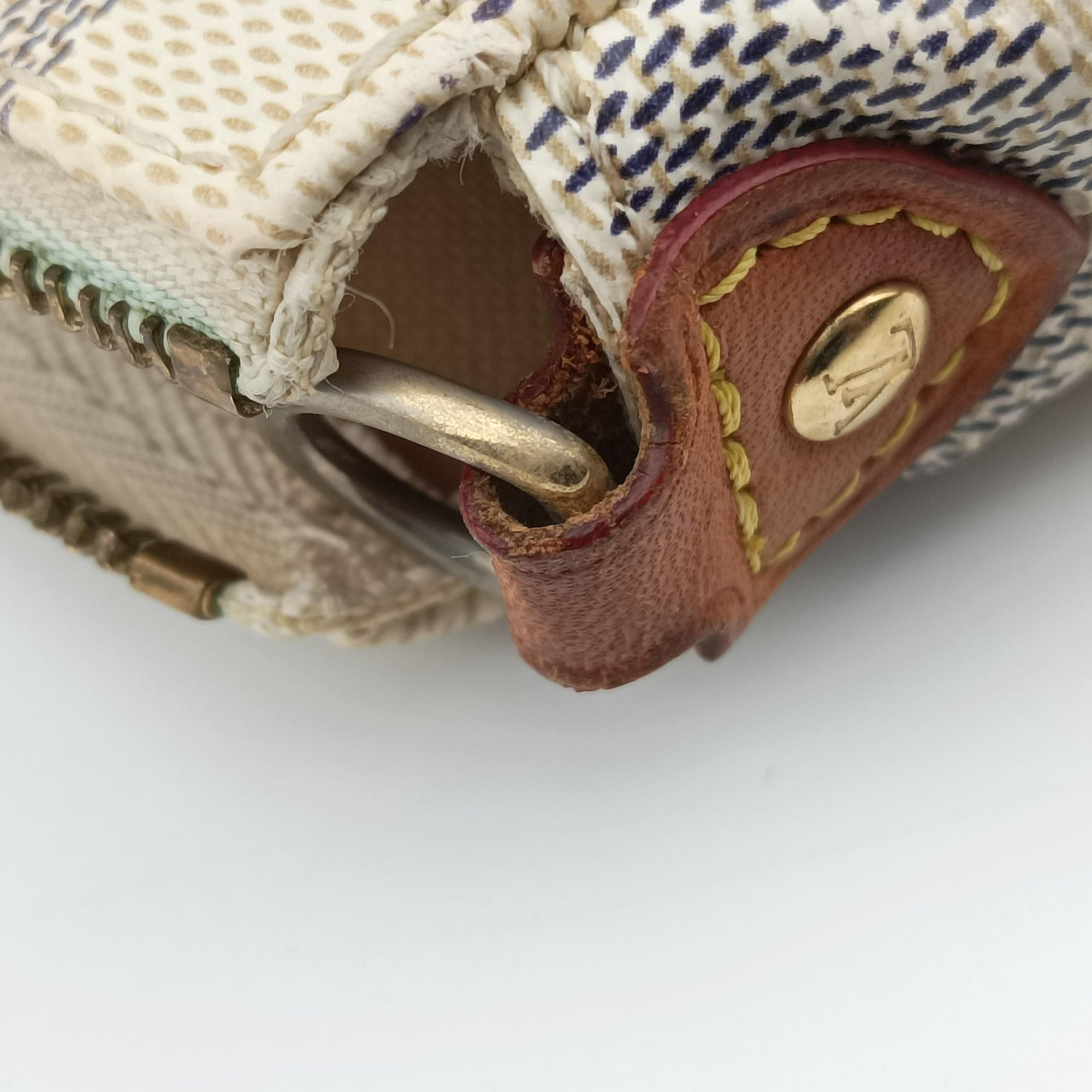 Pre-owned Louis Vuitton EVA AZUR Damier Canvas N55214 shoulderbag | stylenewstar