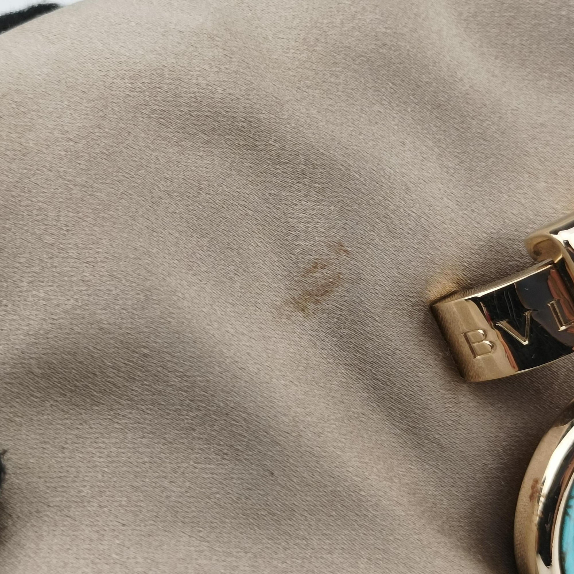 Secondhand Bvlgari Monete Beige Satin Leather  shoulderbag | stylenewstar