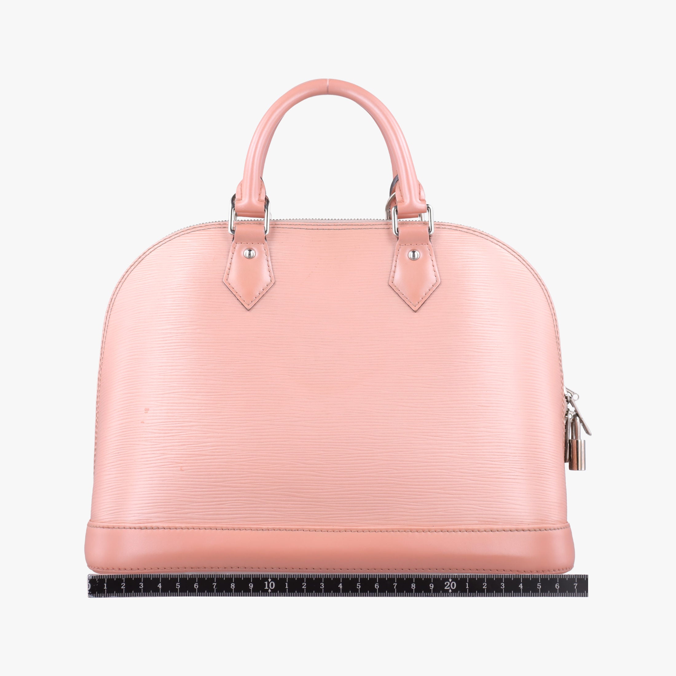 Pre-owned Louis Vuitton Alma PM ROSE BALLERIN Epi M41323 handbag | stylenewstar