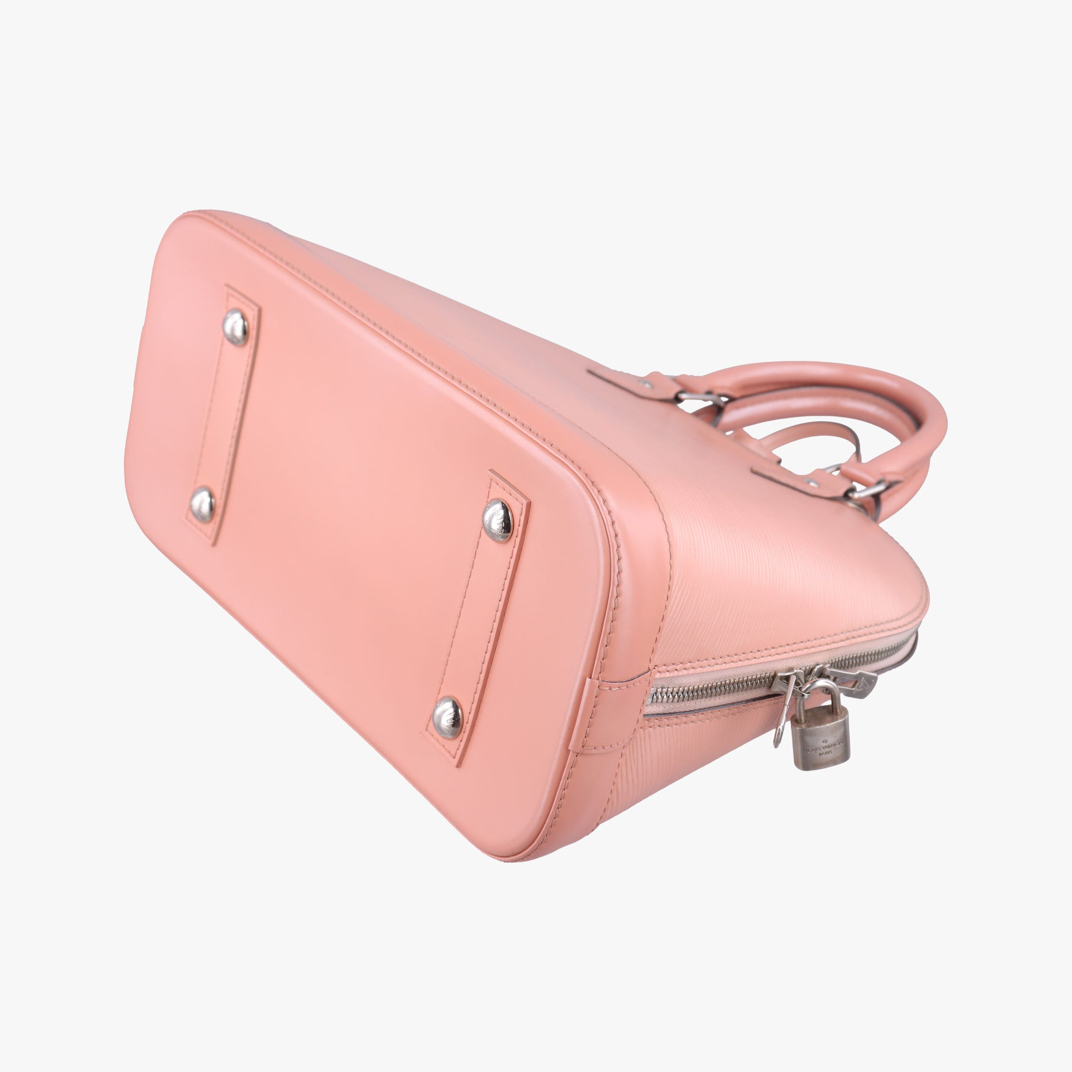 Pre-owned Louis Vuitton Alma PM ROSE BALLERIN Epi M41323 handbag | stylenewstar