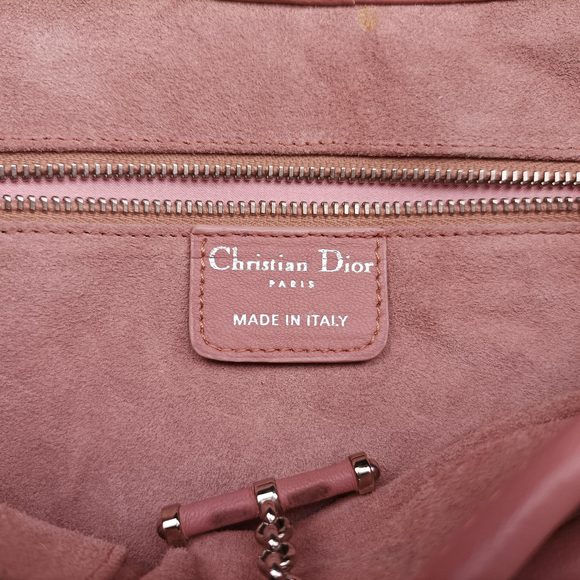 Pre-owned Christian Dior Jazz Club Pink leather  shoulderbag | stylenewstar