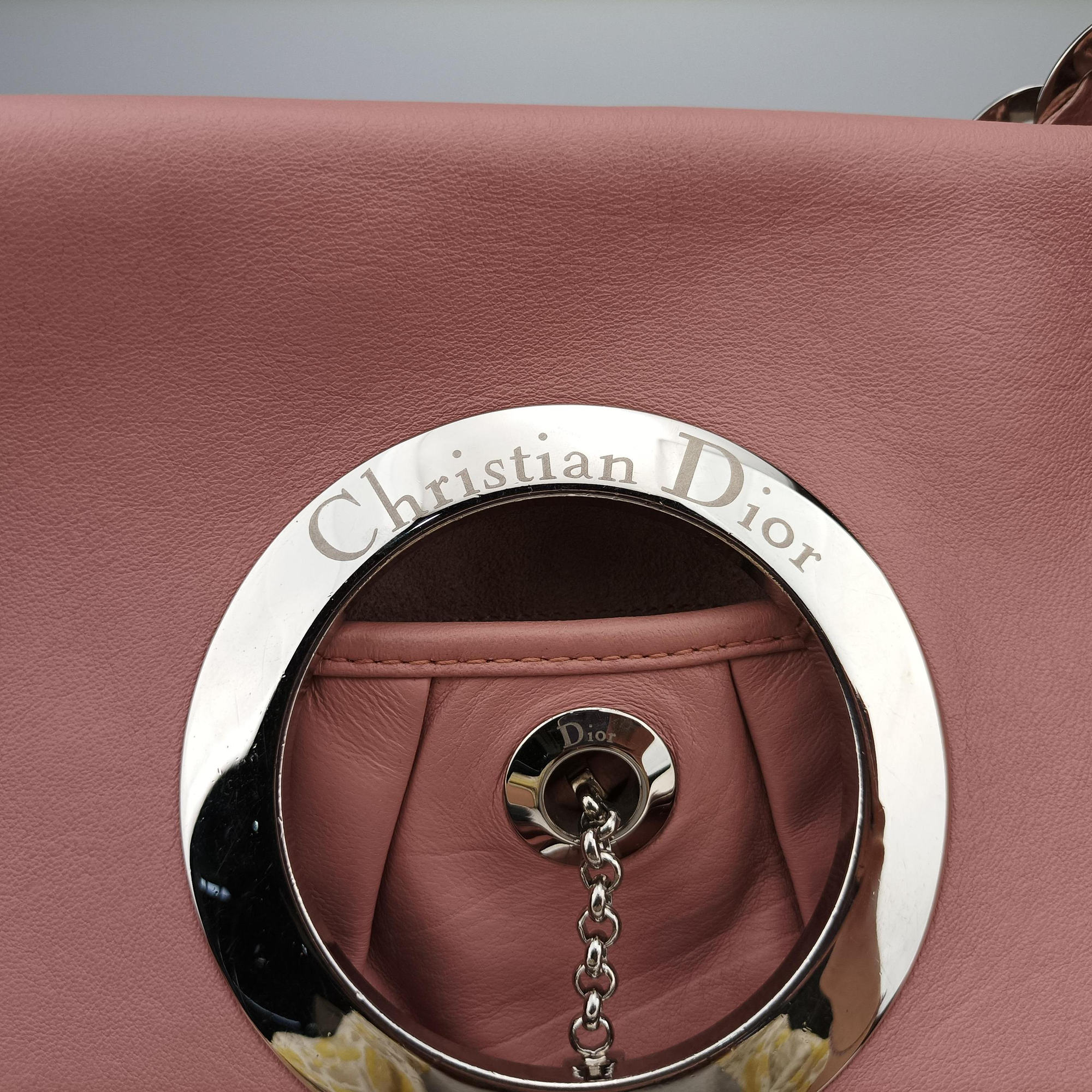 Pre-owned Christian Dior Jazz Club Pink leather  shoulderbag | stylenewstar