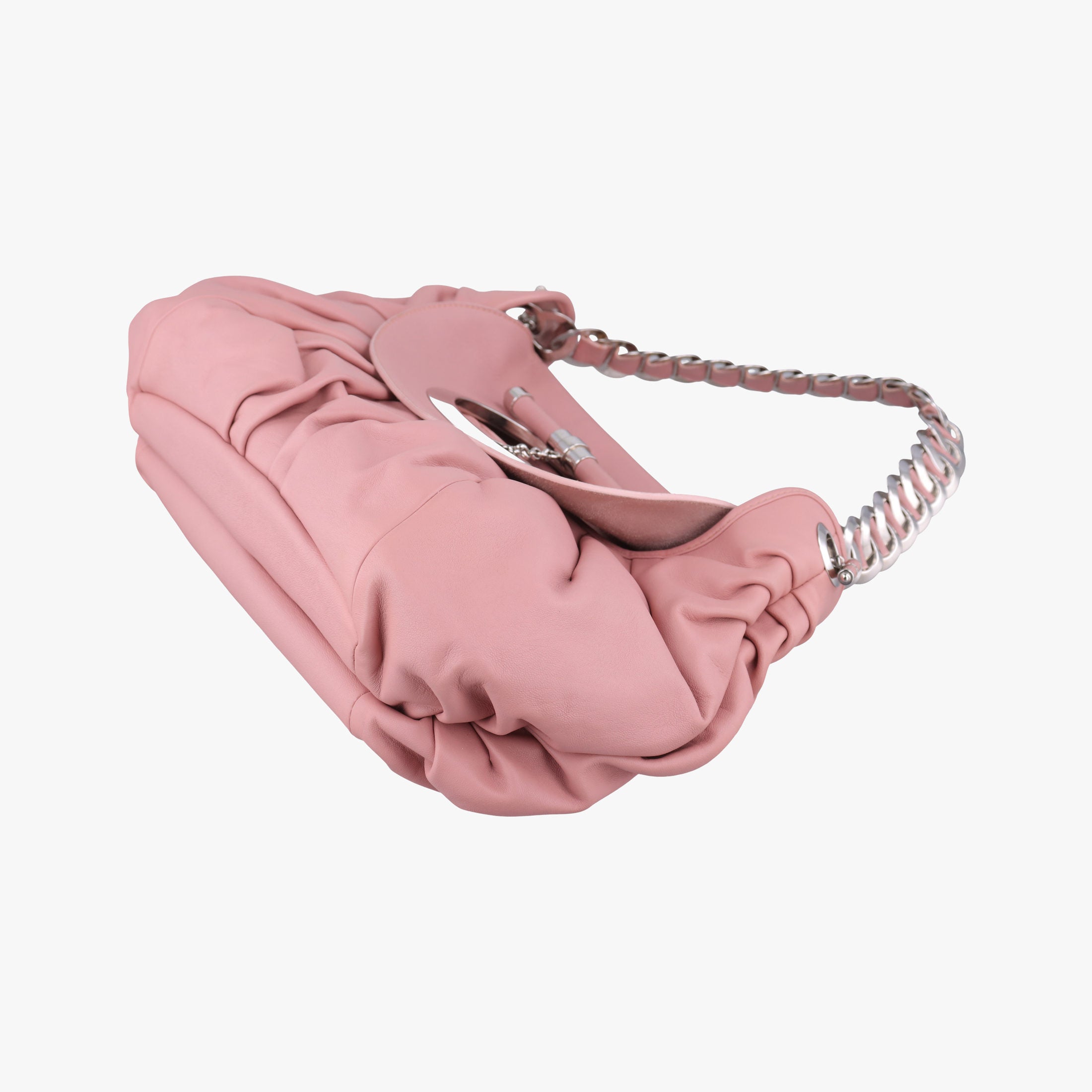 Pre-owned Christian Dior Jazz Club Pink leather  shoulderbag | stylenewstar