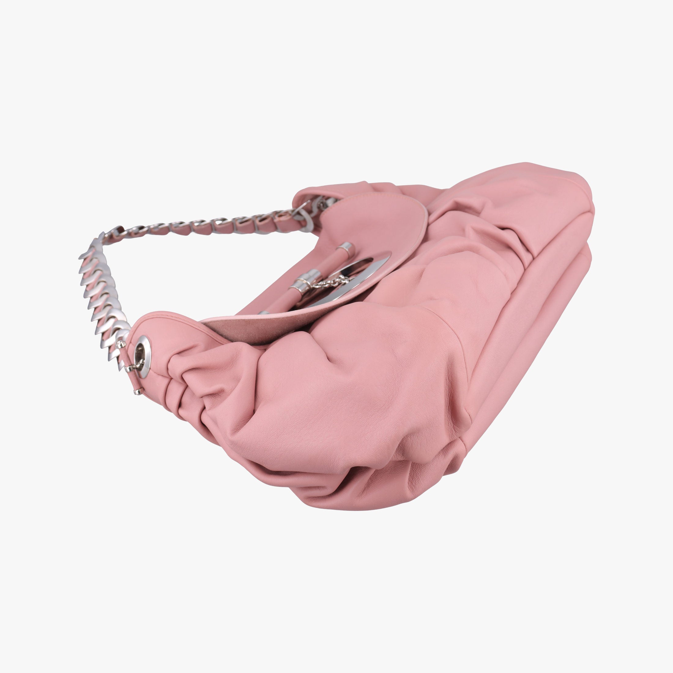 Pre-owned Christian Dior Jazz Club Pink leather  shoulderbag | stylenewstar