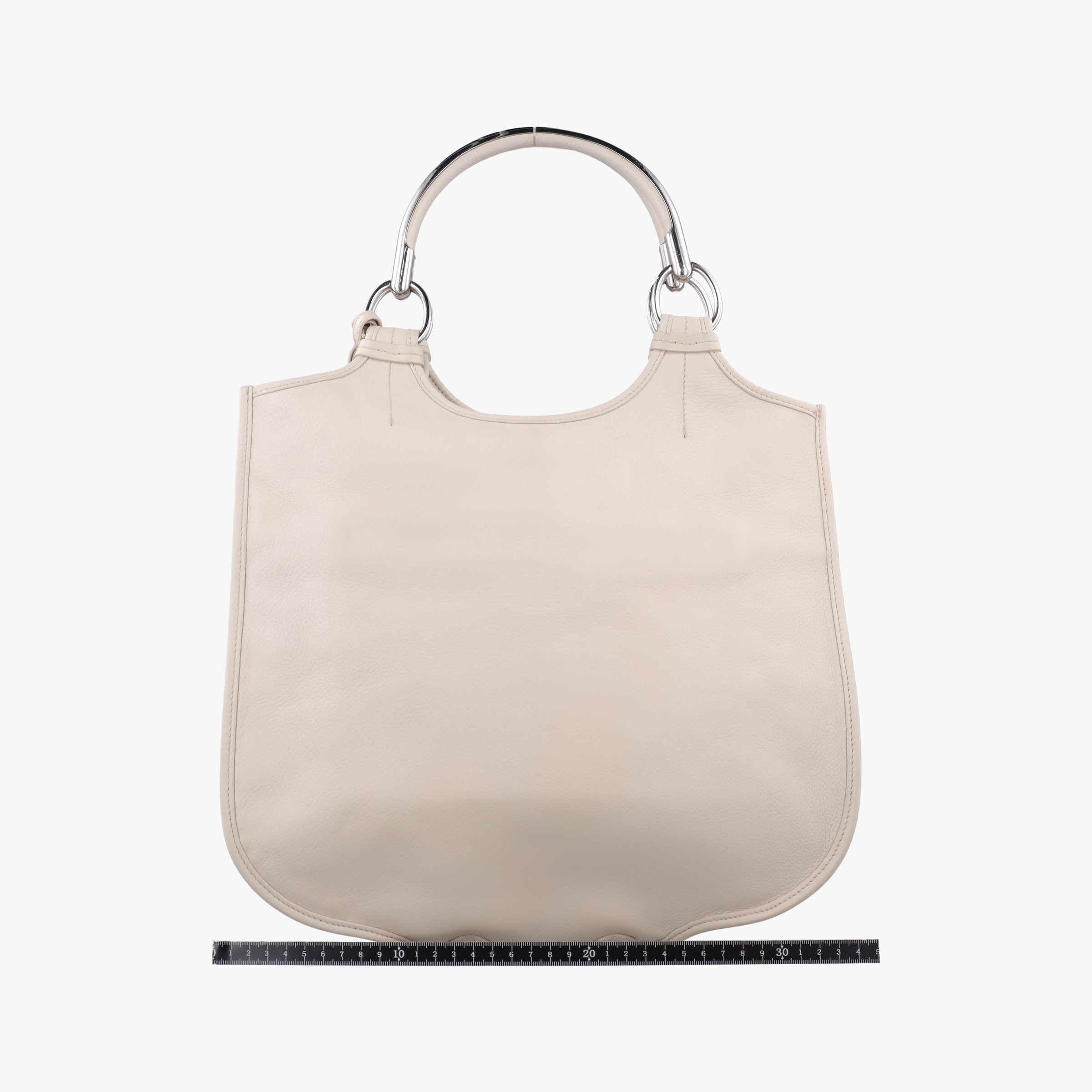 Pre-owned Christian Dior 61 Hobo White leather  handbag | stylenewstar