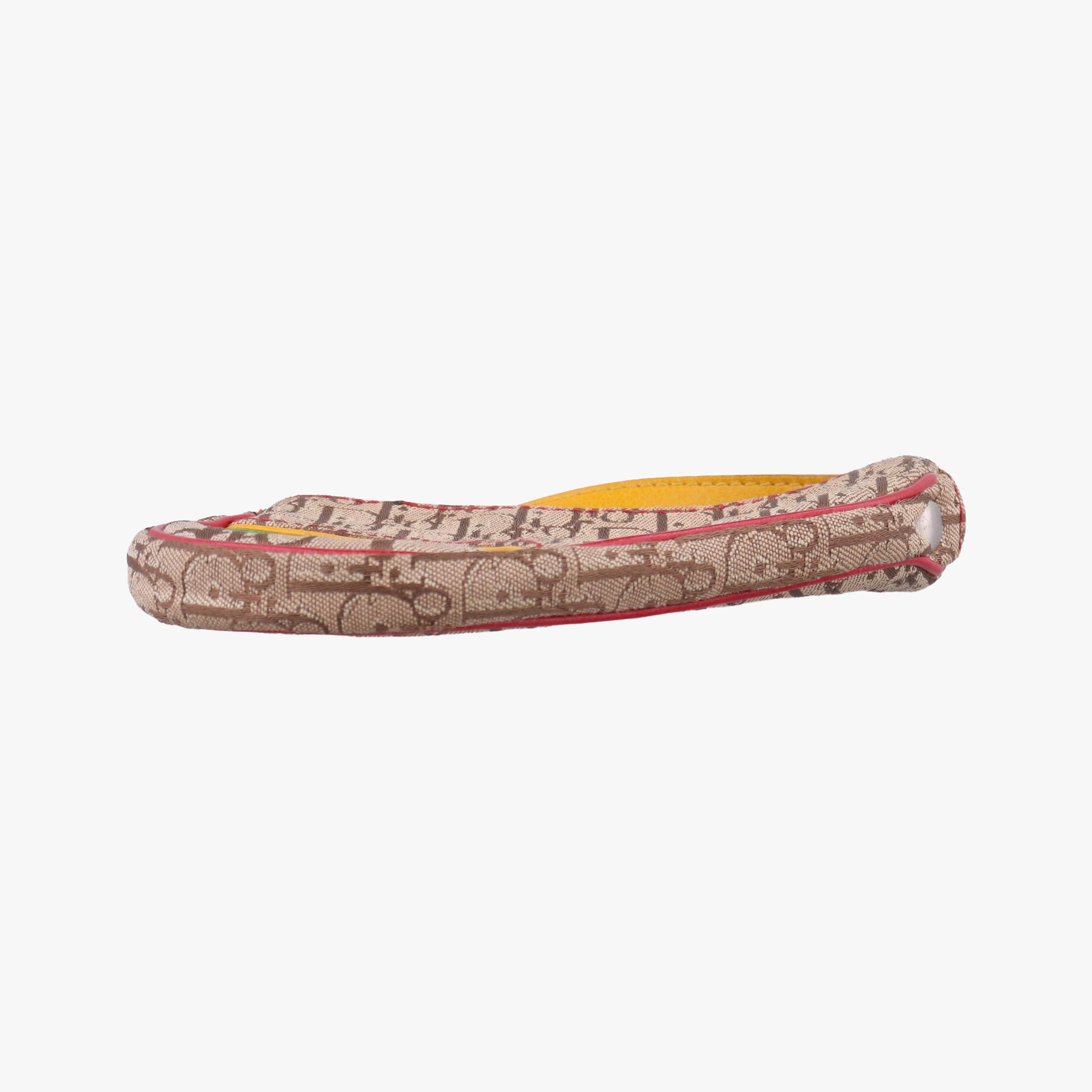Secondhand Christian Dior rasta coin pouch beige×Red×Multicolor Jacquard×Leather  others | stylenewstar
