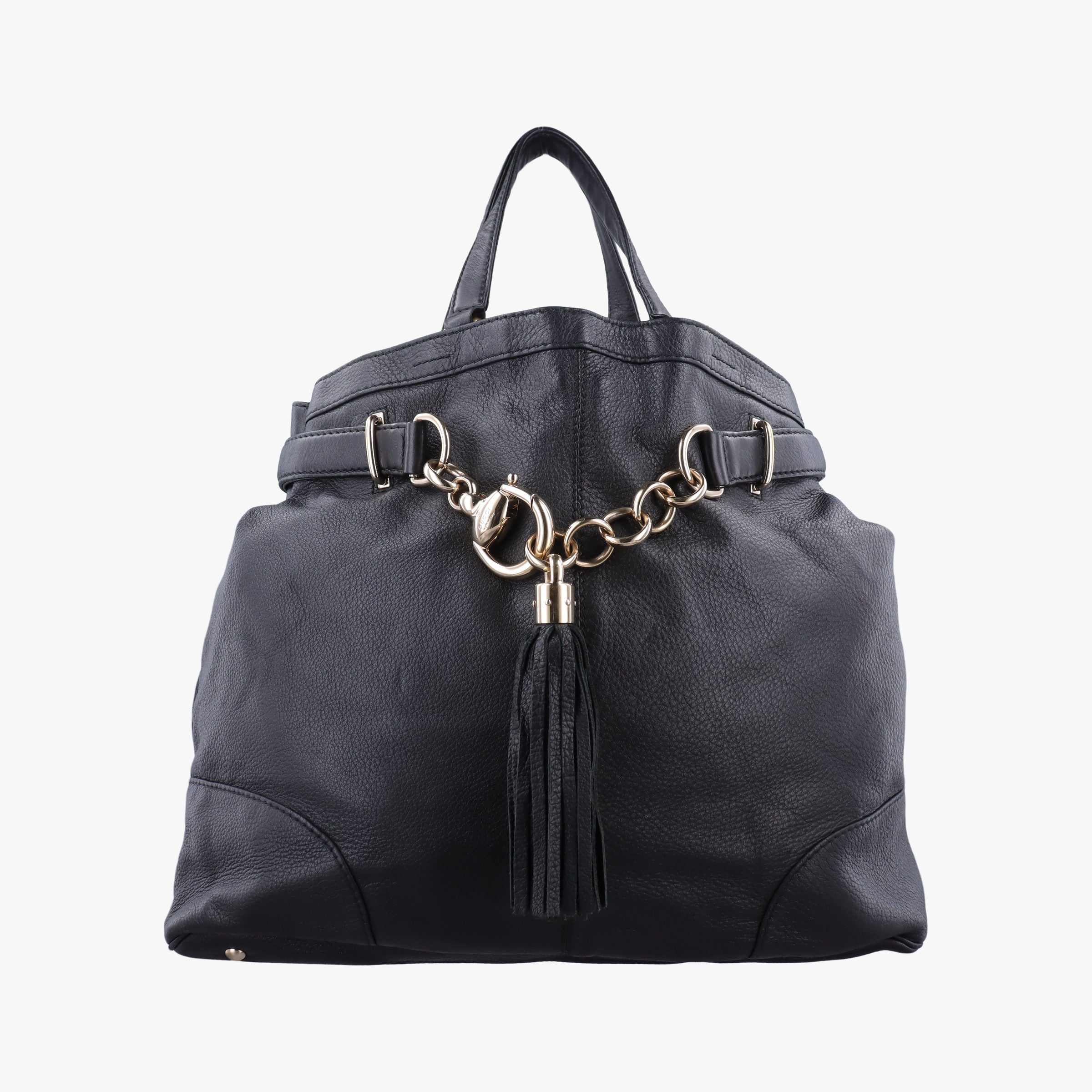 Secondhand Gucci Sienna Bit Black Leather 269942 handbag | stylenewstar